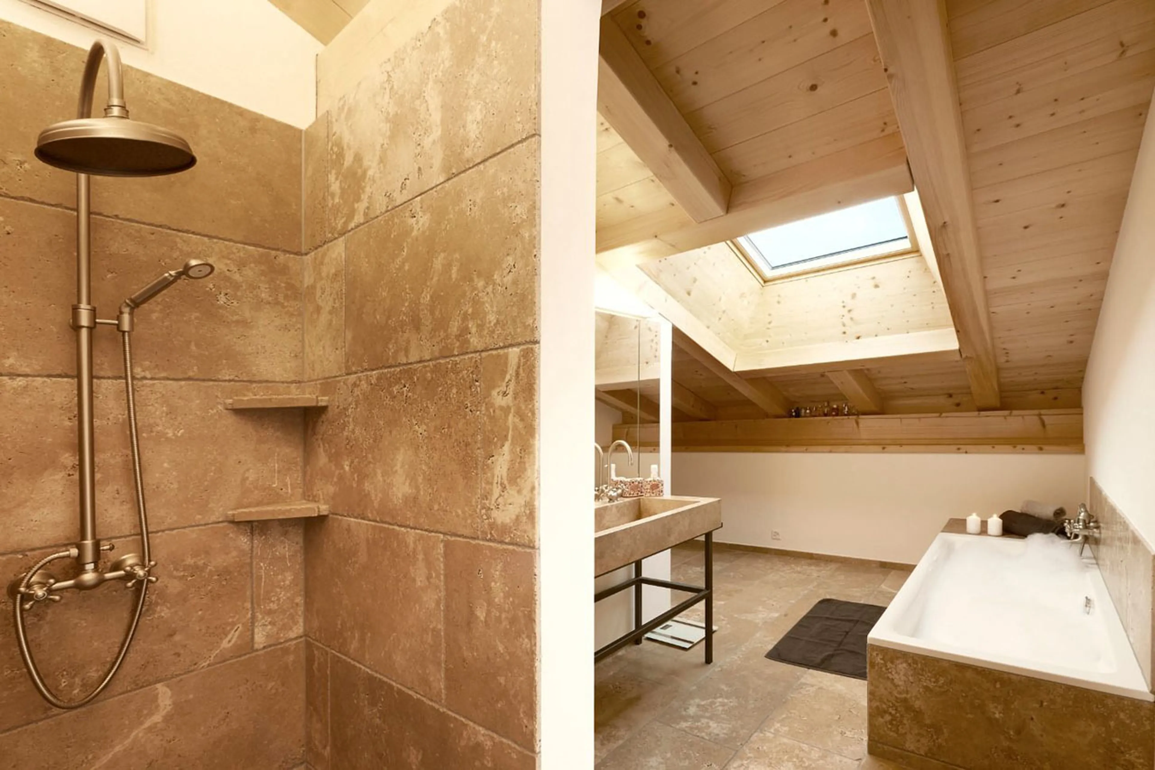 Bathroom two at Chalet Verbena in Klosters