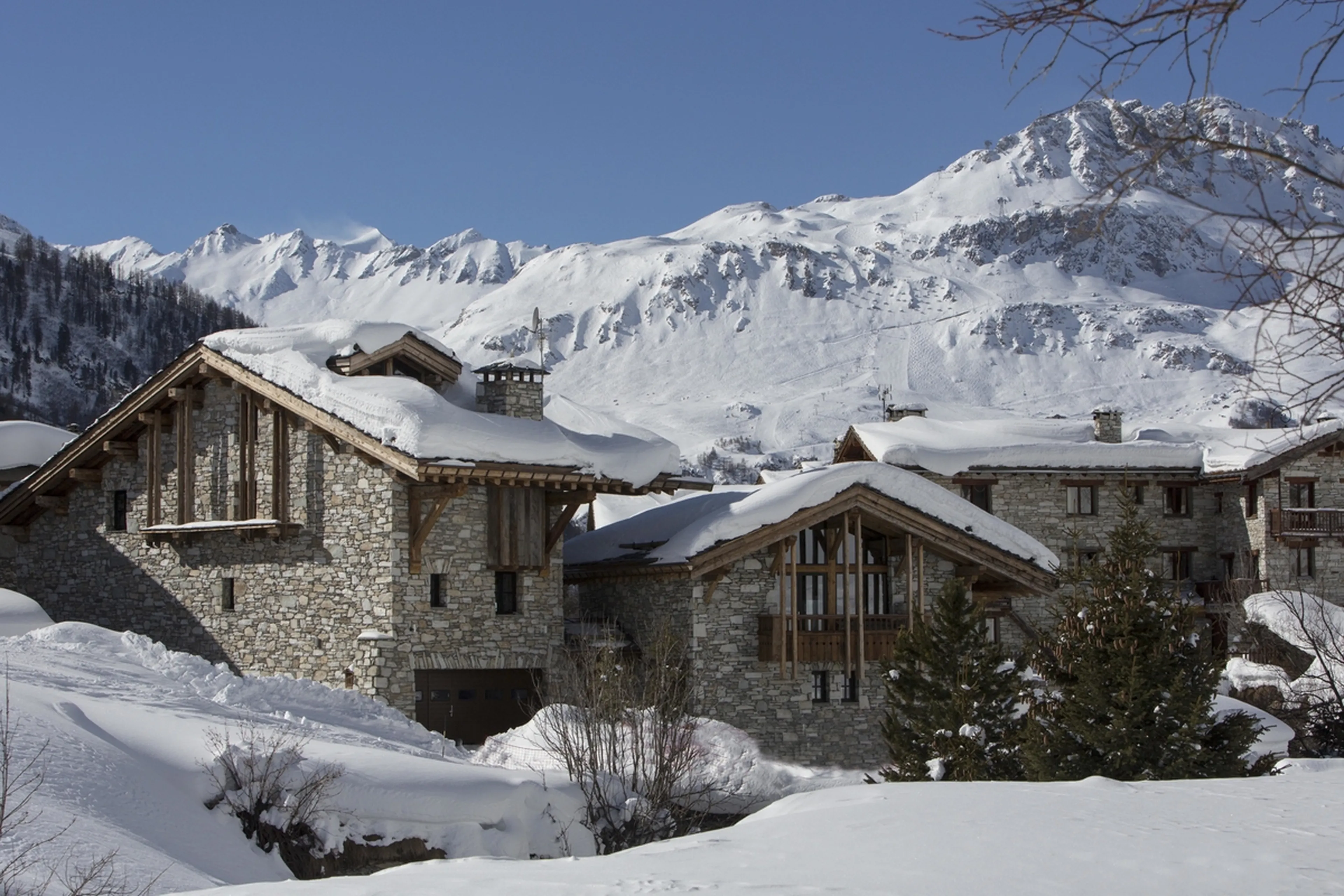 Exterior of Chalet Vieux Pont in Val d'Isere