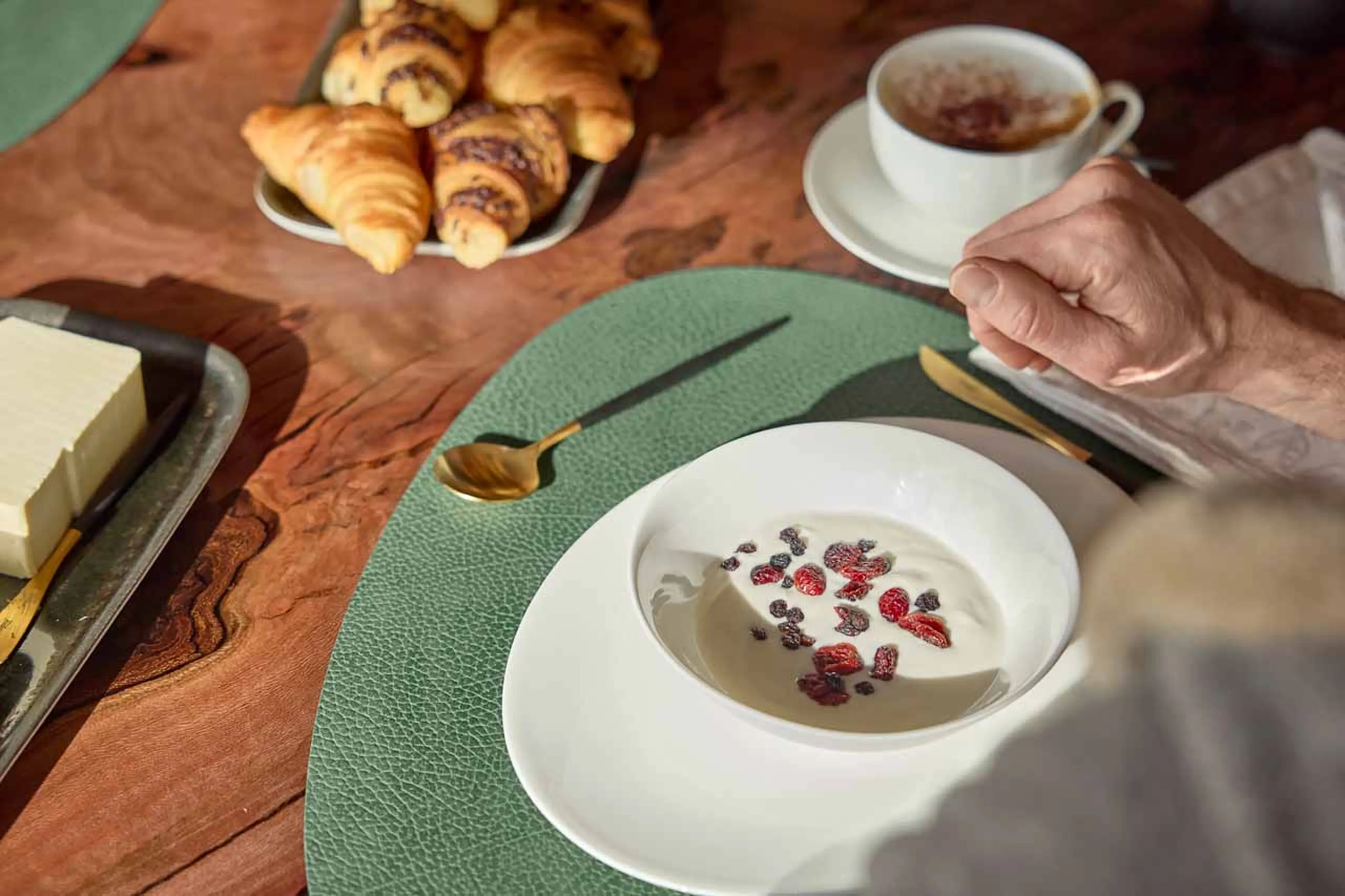 Croissants at Chalet Vilaiet in Val Gardena