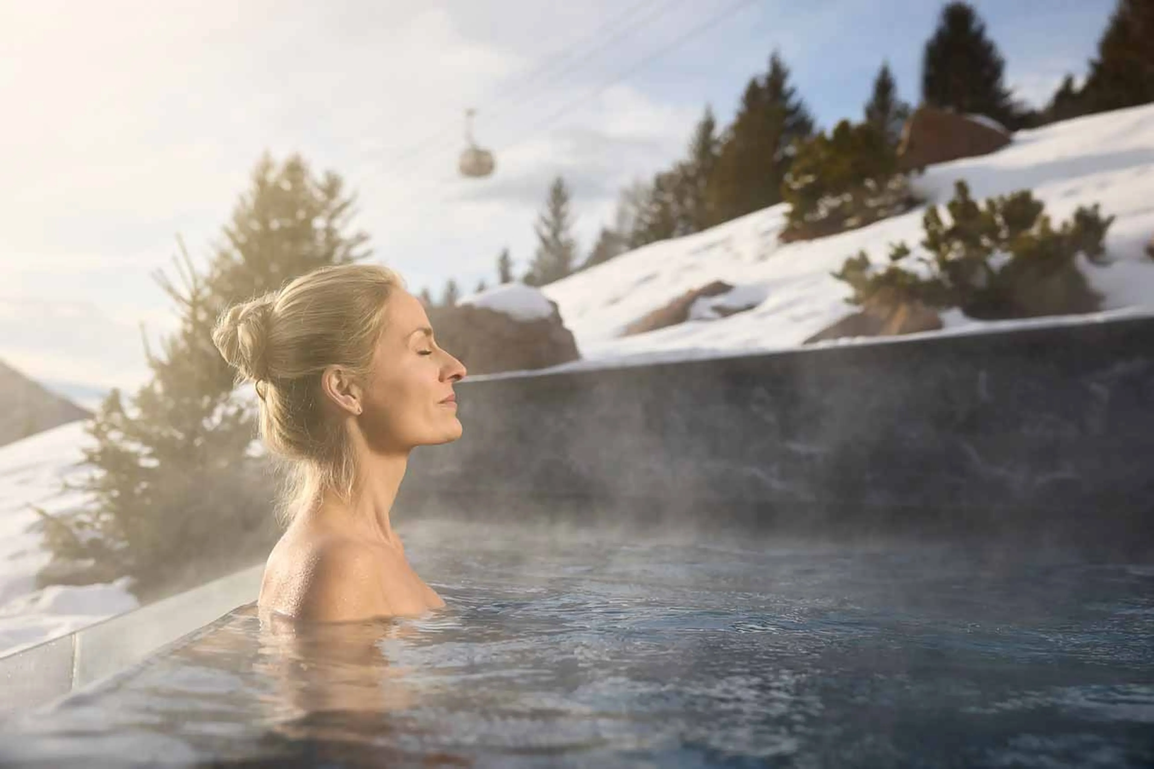 Pool at Chalet Vilaiet in Val Gardena