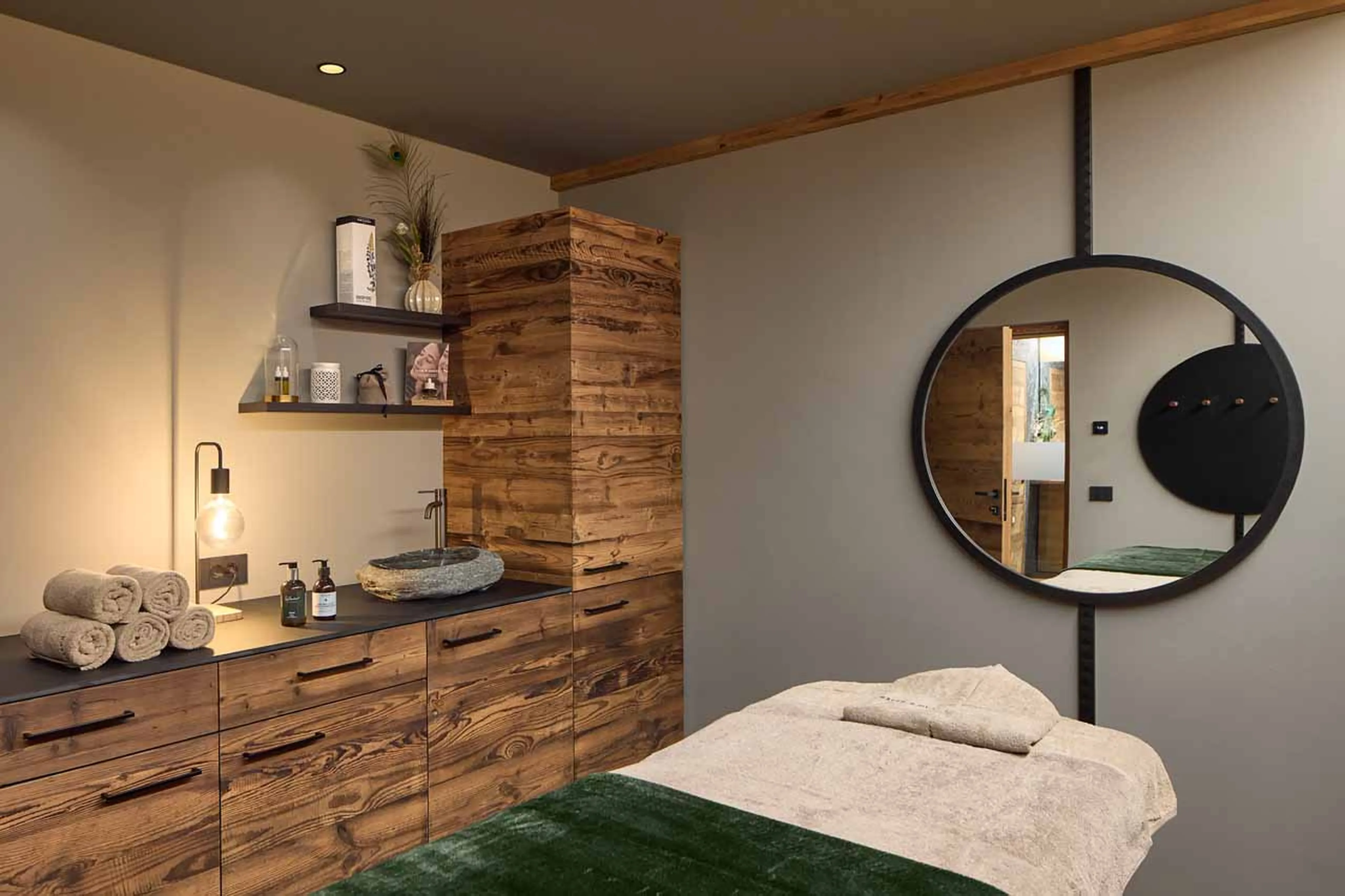 Massage room at Chalet Vilaiet in Val Gardena