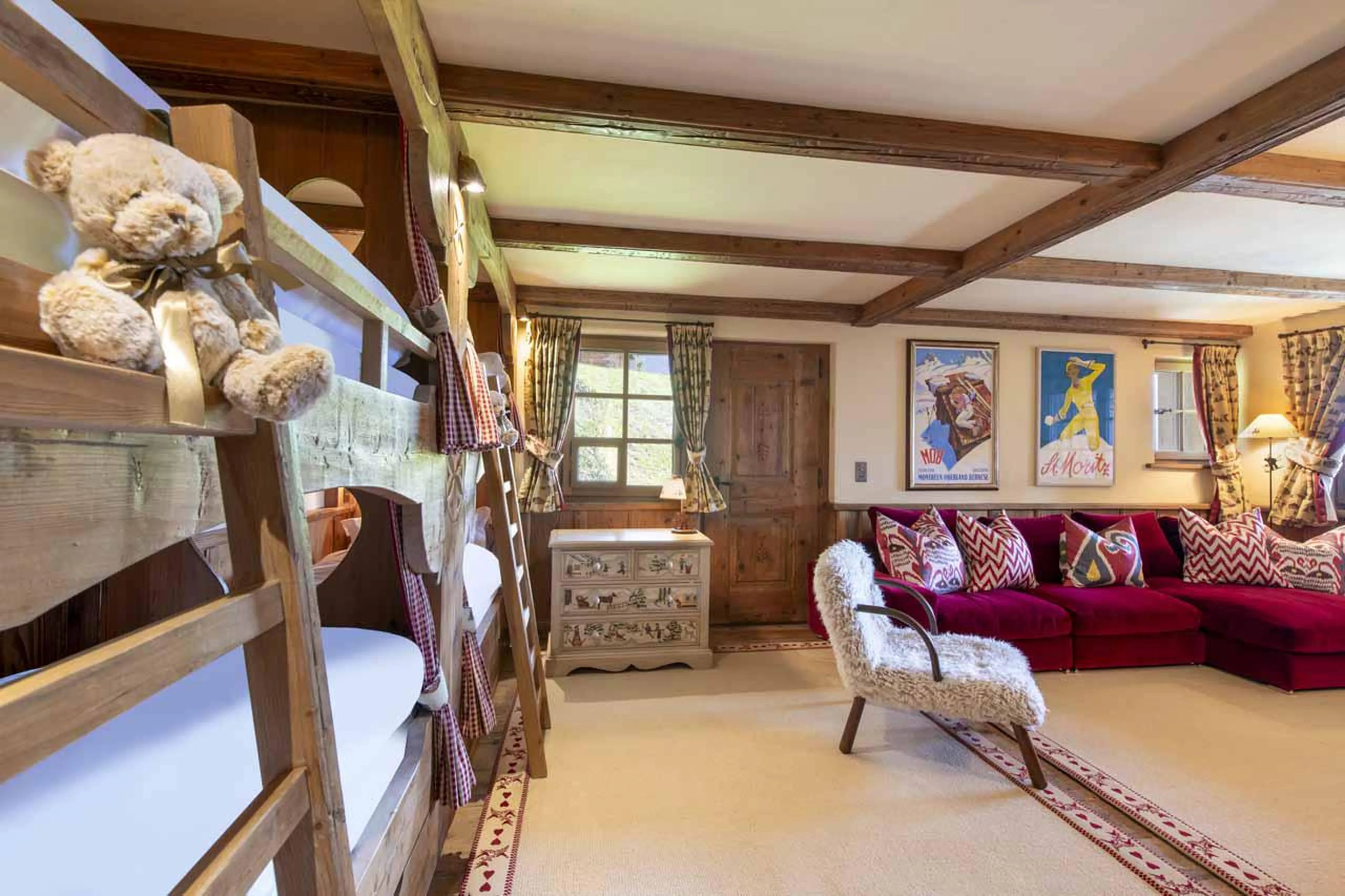 TV snug at Chalet Virmadisa in Verbier