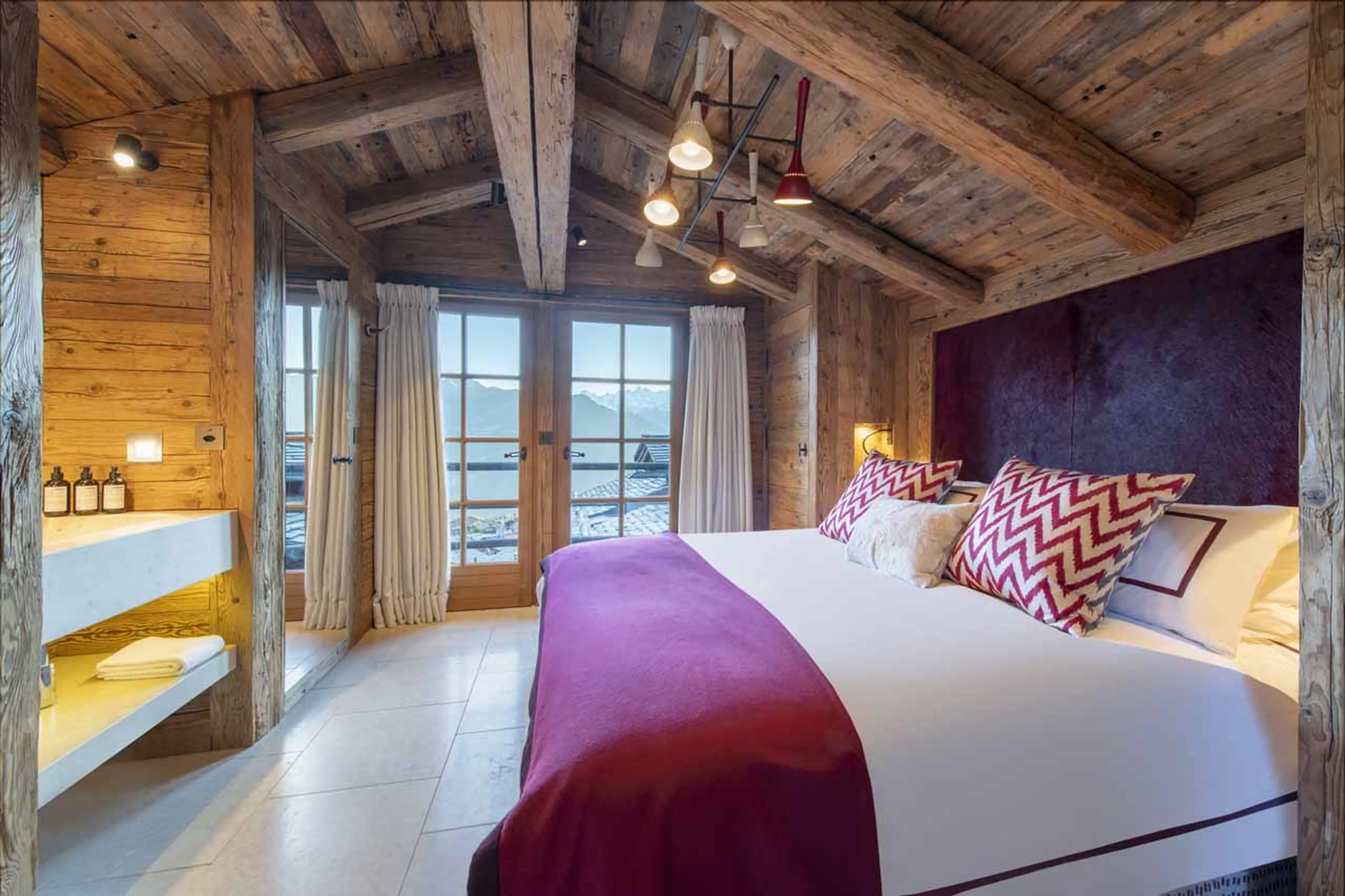Mazot bedroom at Chalet Virmadisa in Verbier