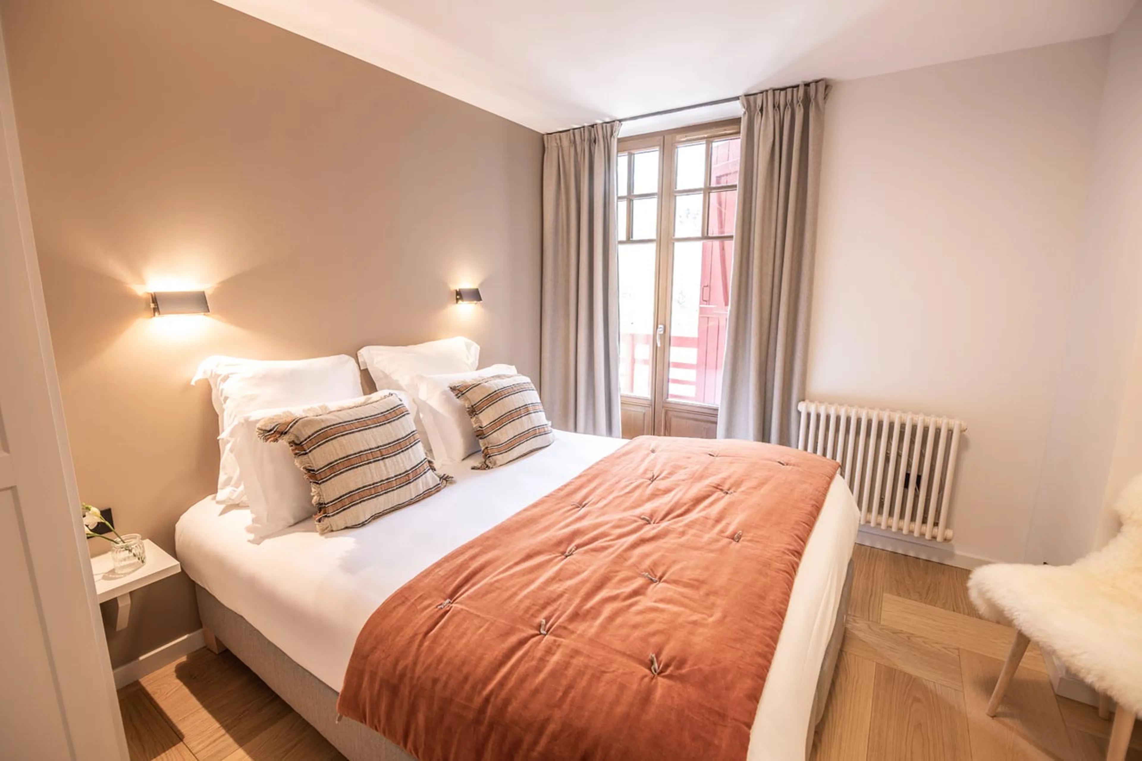 Bedroom two at Chalet Le Volet Rouge in Chamonix