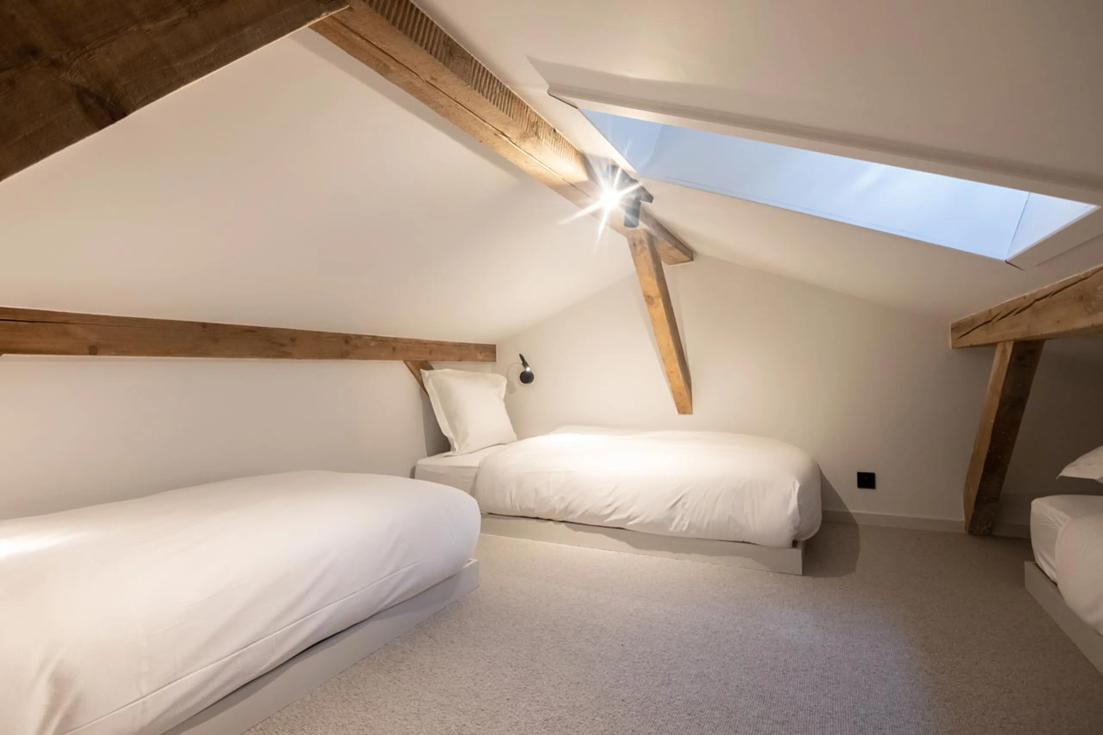 Mezzanine bedroom for children at Chalet Le Volet Rouge in Chamonix