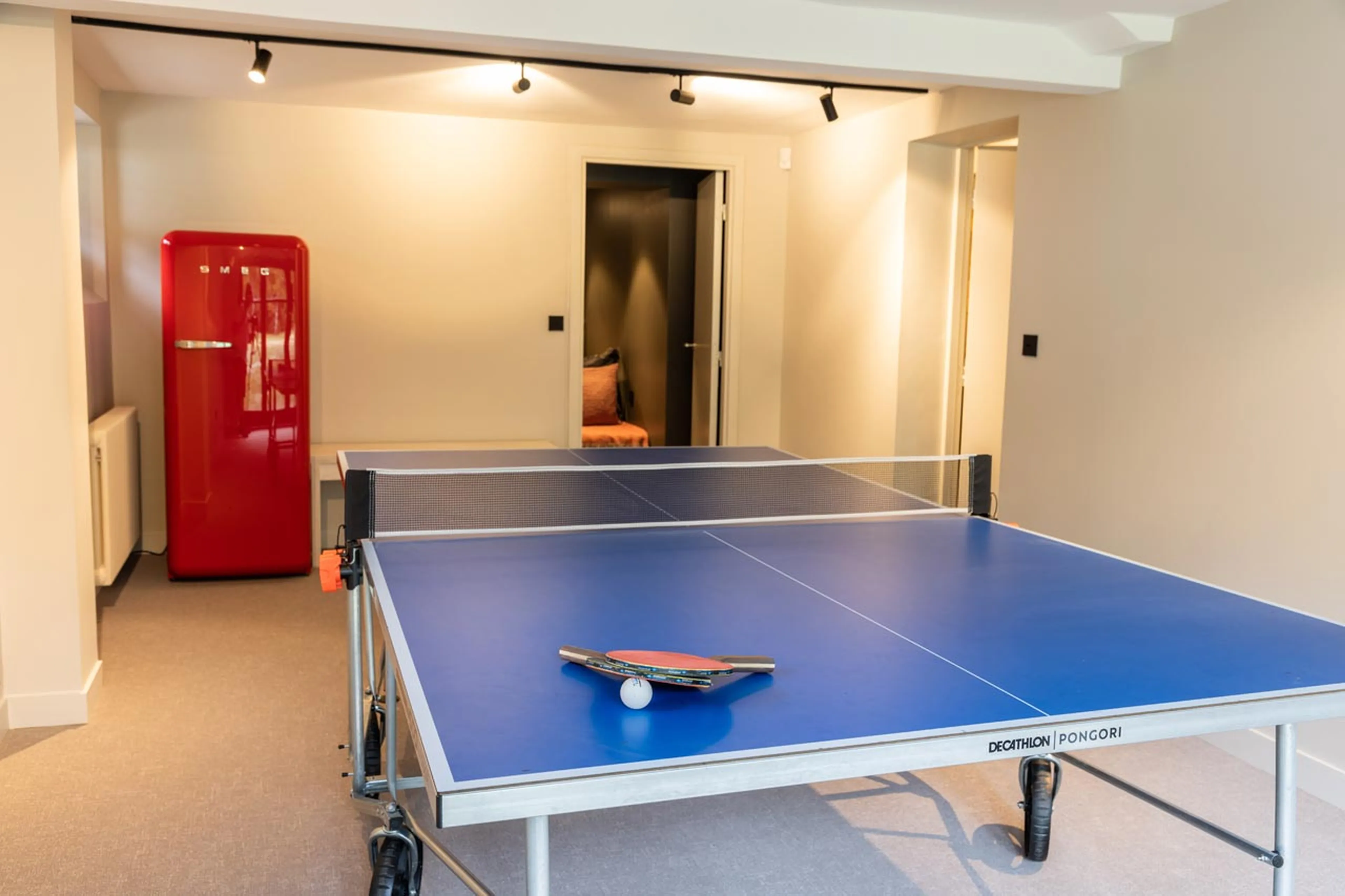 Games room at Chalet Le Volet Rouge in Chamonix