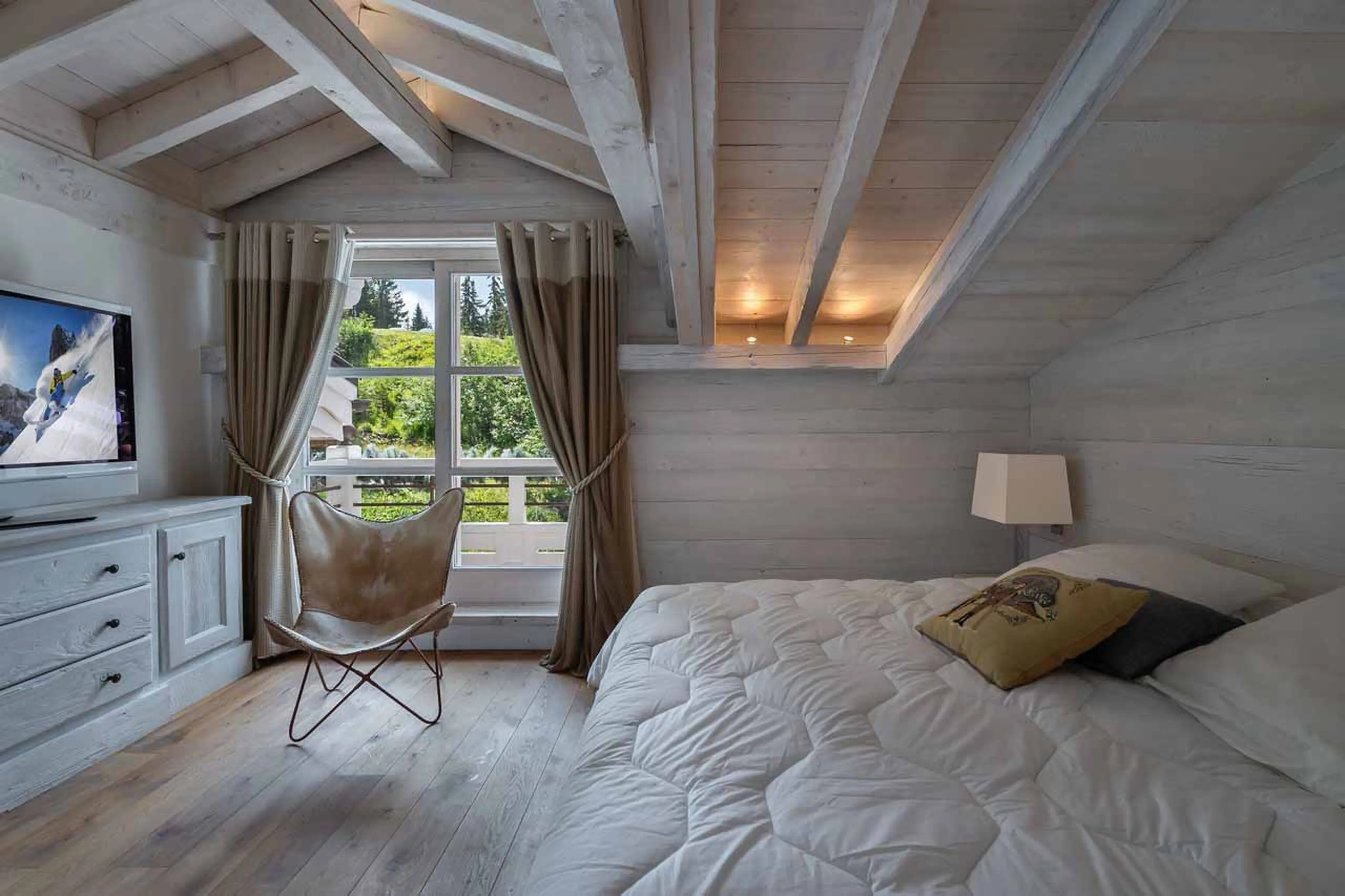 Bedroom three at Apartment White Pearl in Courchevel 1850