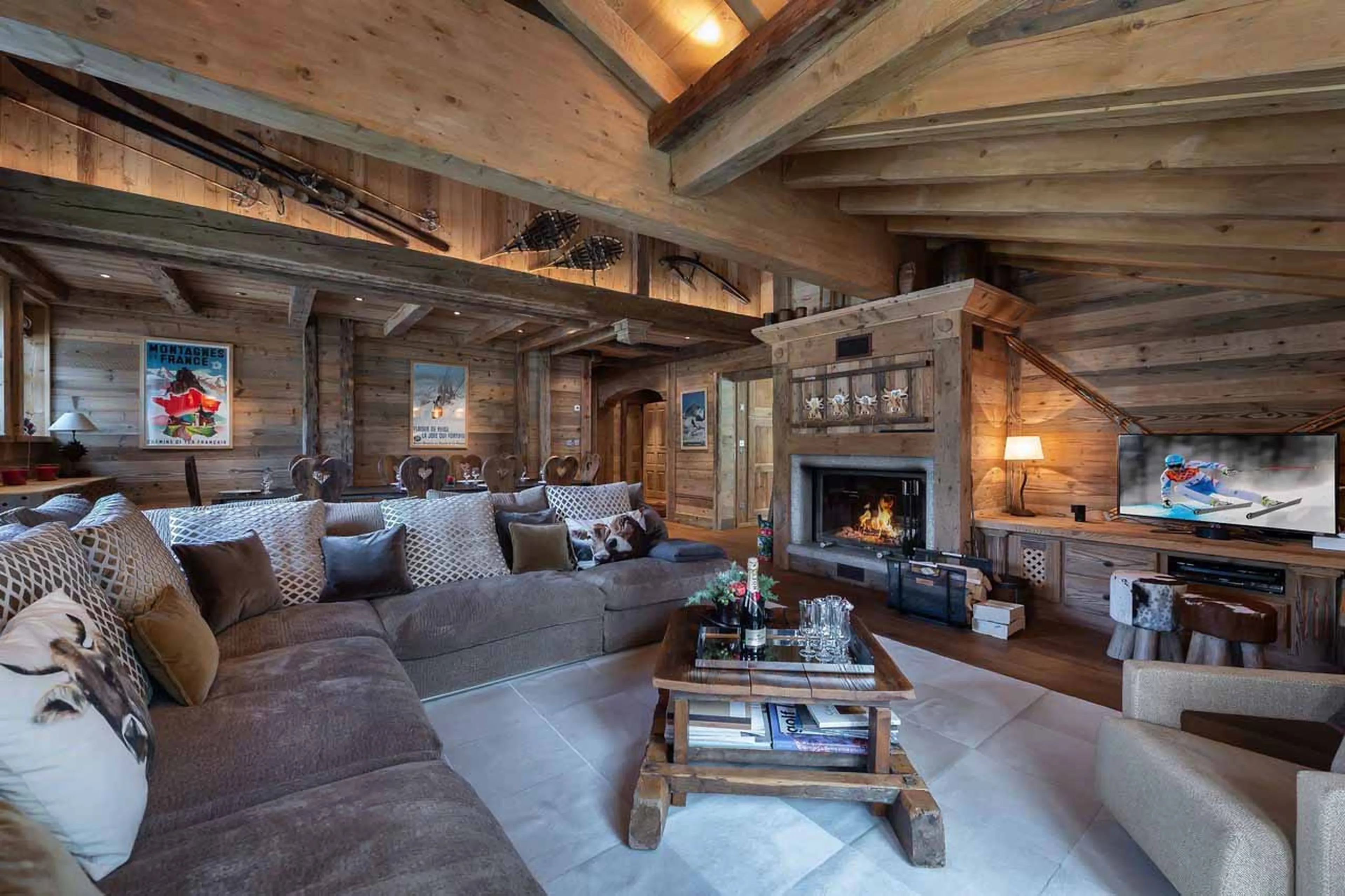Living area of Apartment White Pearl in Courchevel 1850