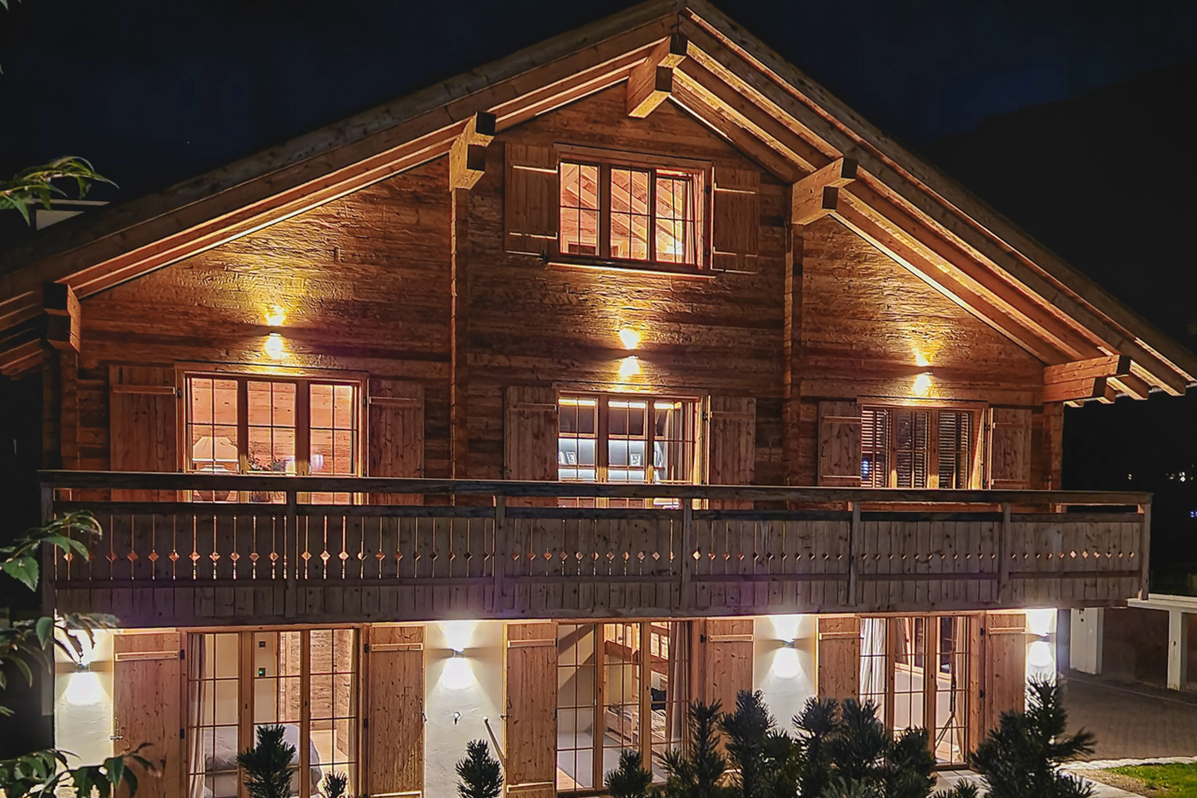 Exterior of Chalet Wood, Davos