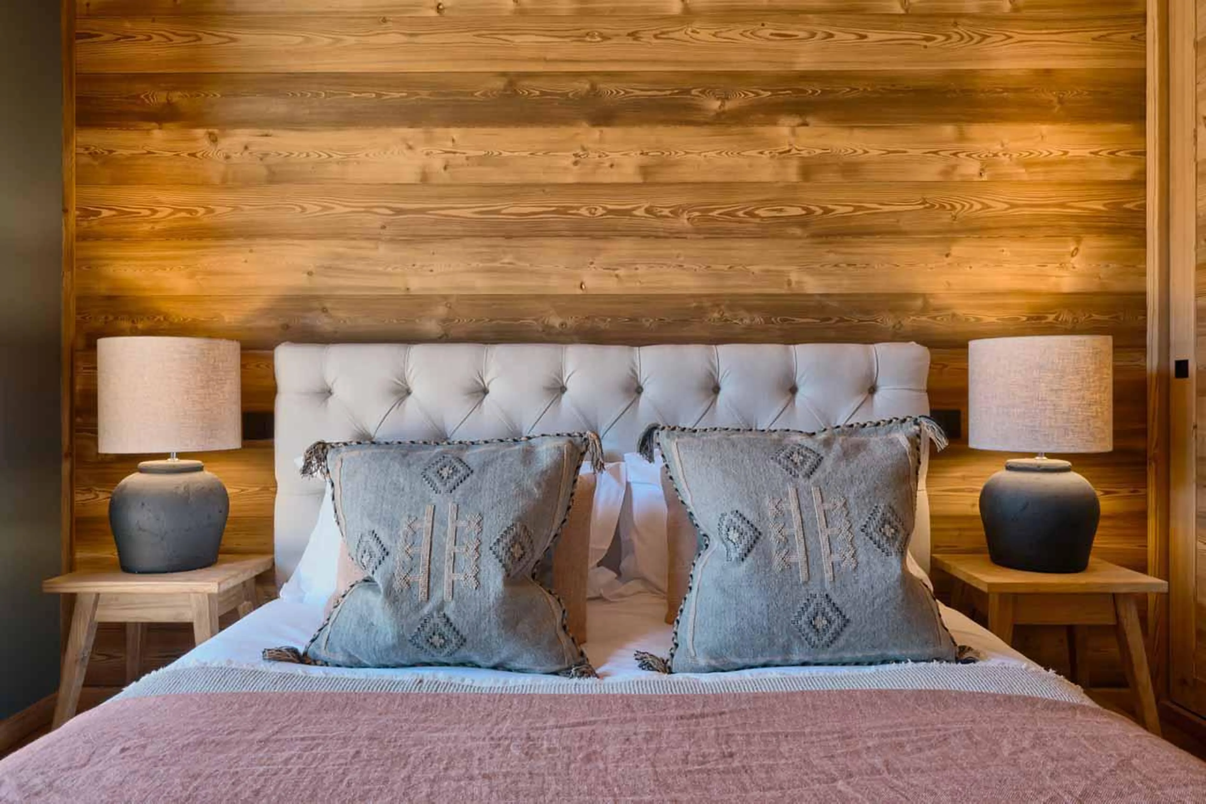 Master bedroom at Chalet Xanadu in Morzine