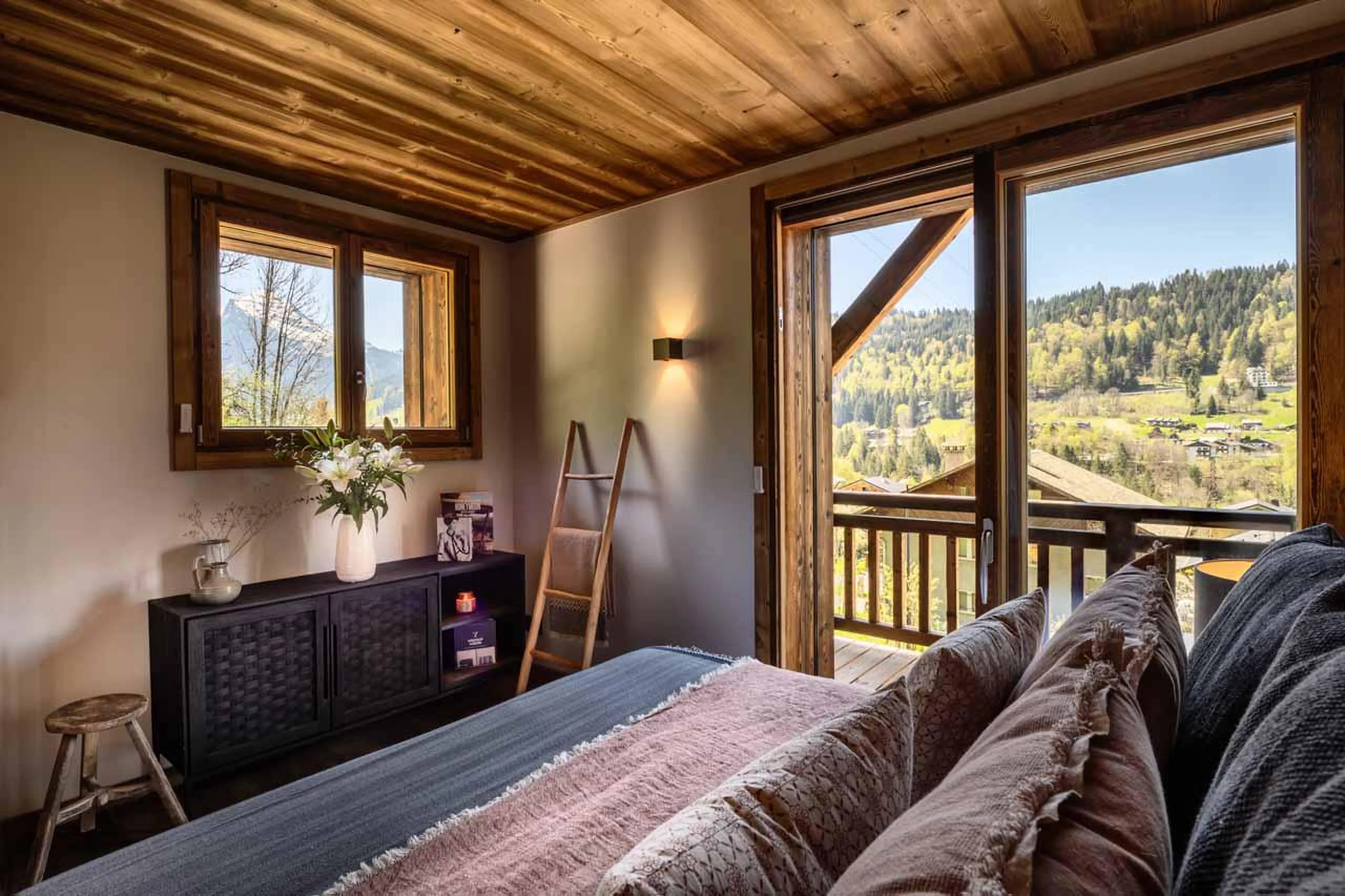 Balcony access at Chalet Xanadu in Morzine