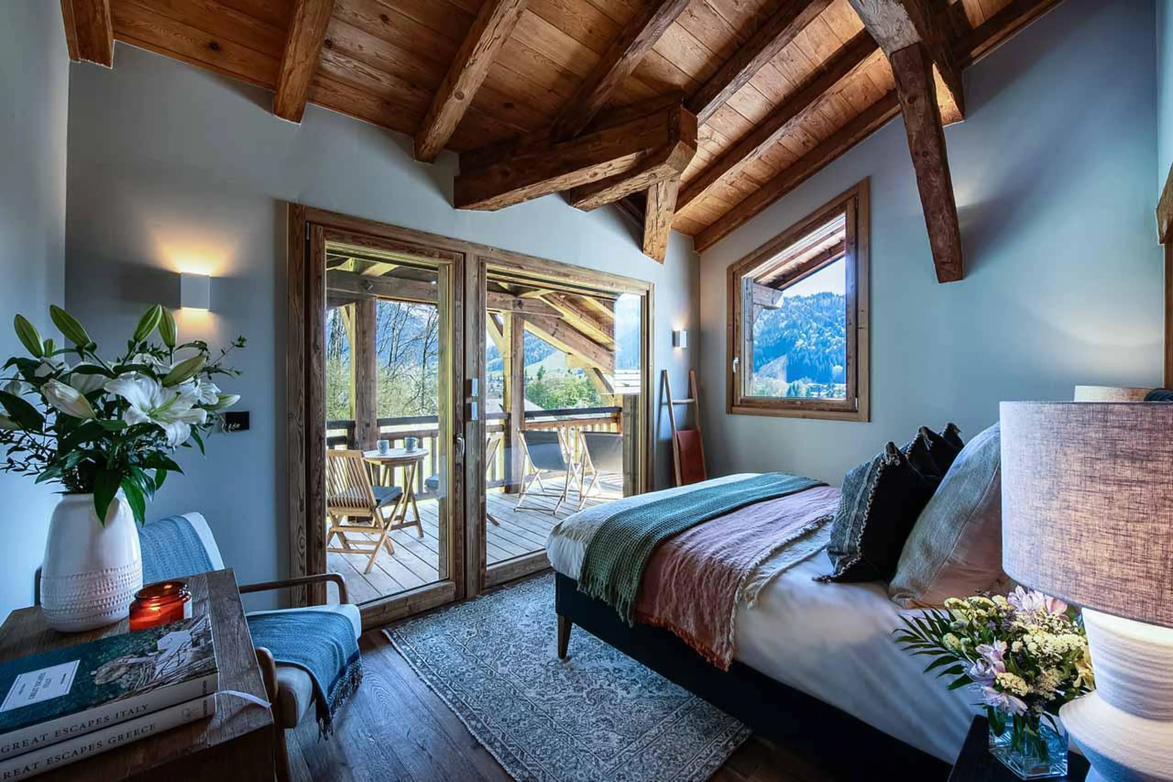 Balcony access at Chalet Xanadu in Morzine