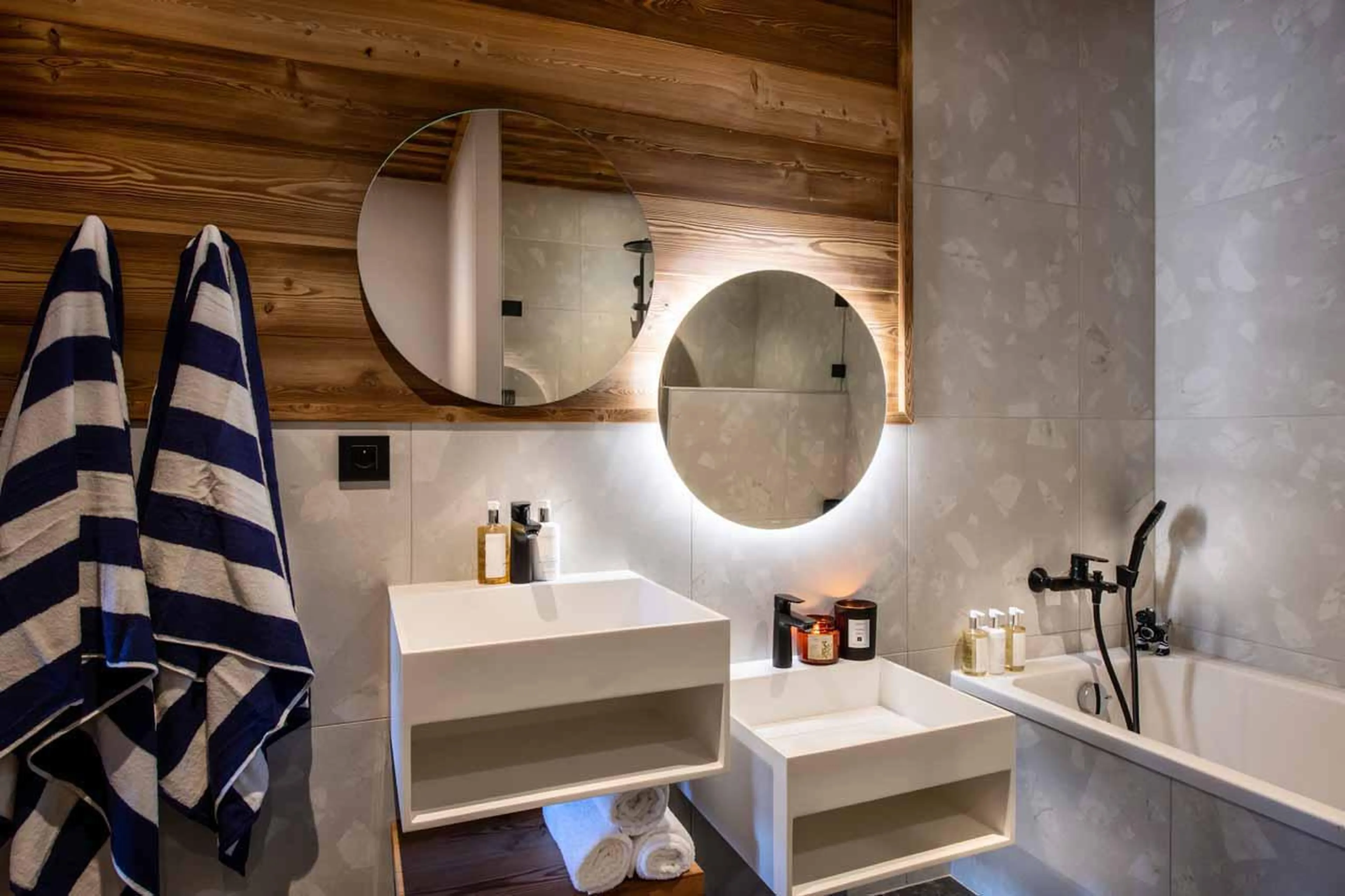 Bathroom six at Chalet Xanadu in Morzine