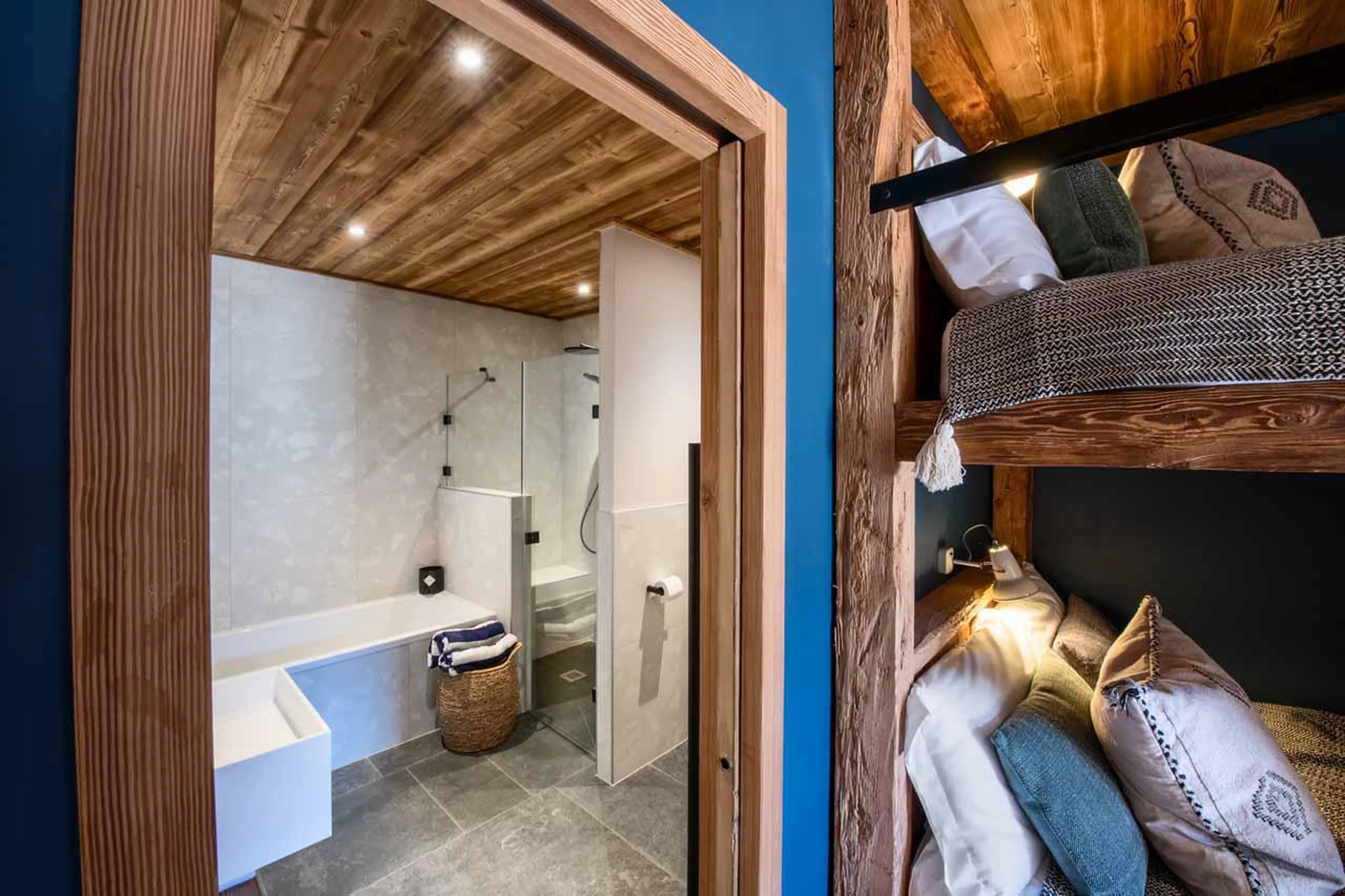 Bathroom six at Chalet Xanadu in Morzine
