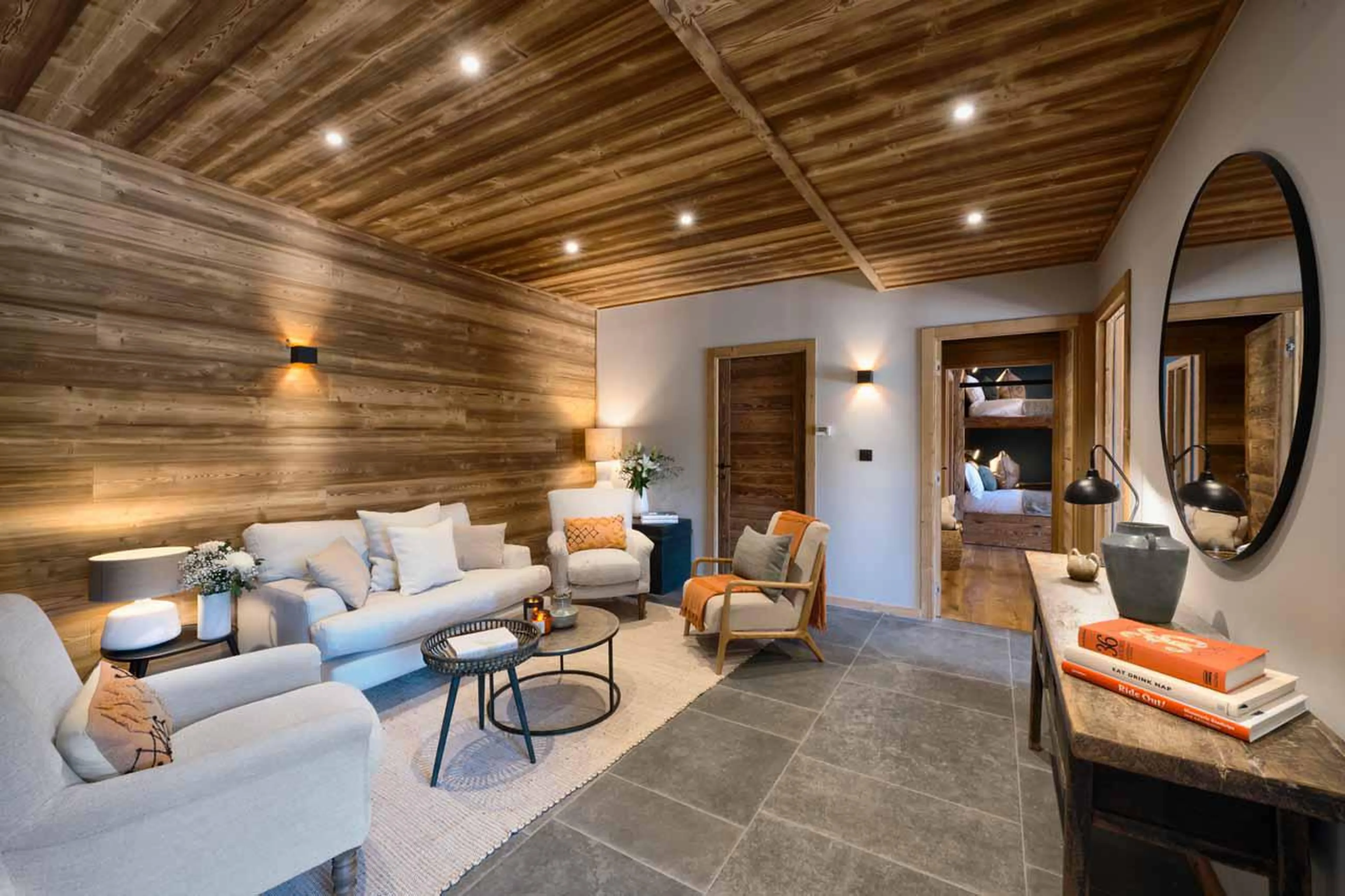 Entrance hallway at Chalet Xanadu in Morzine