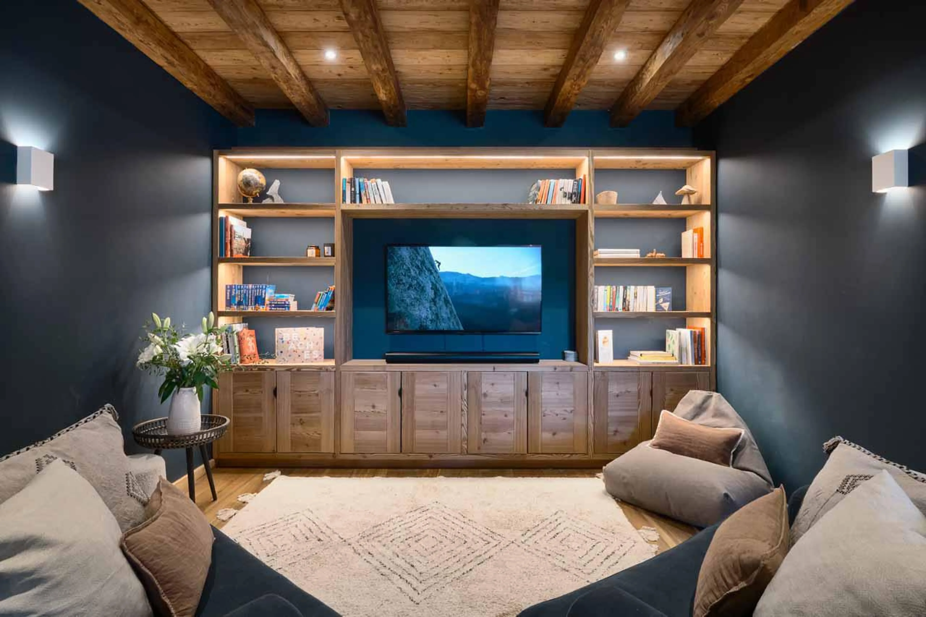 TV room at Chalet Xanadu in Morzine