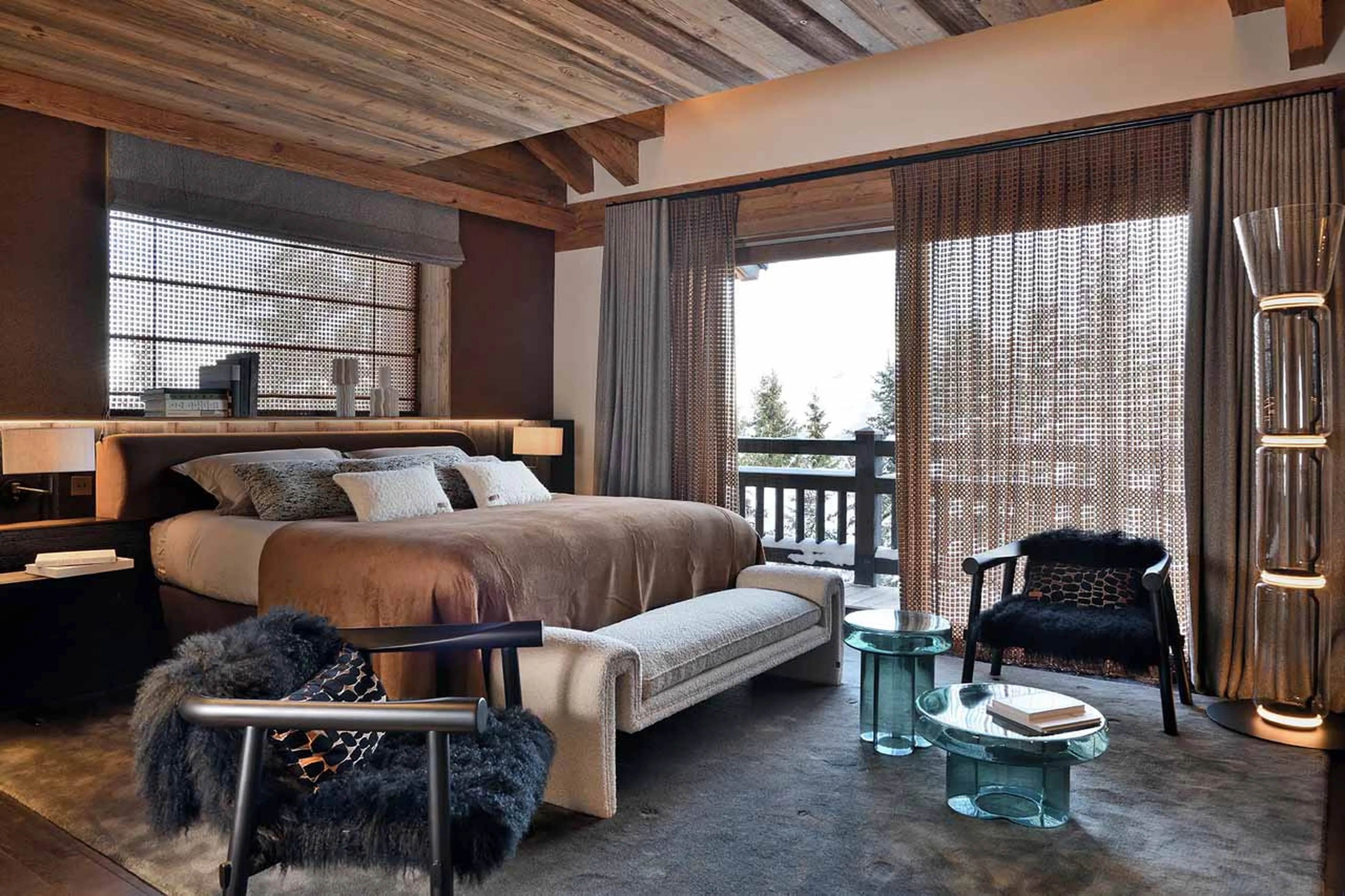Bedroom 2 at Chalet Yin & Yang in Courchevel 1850
