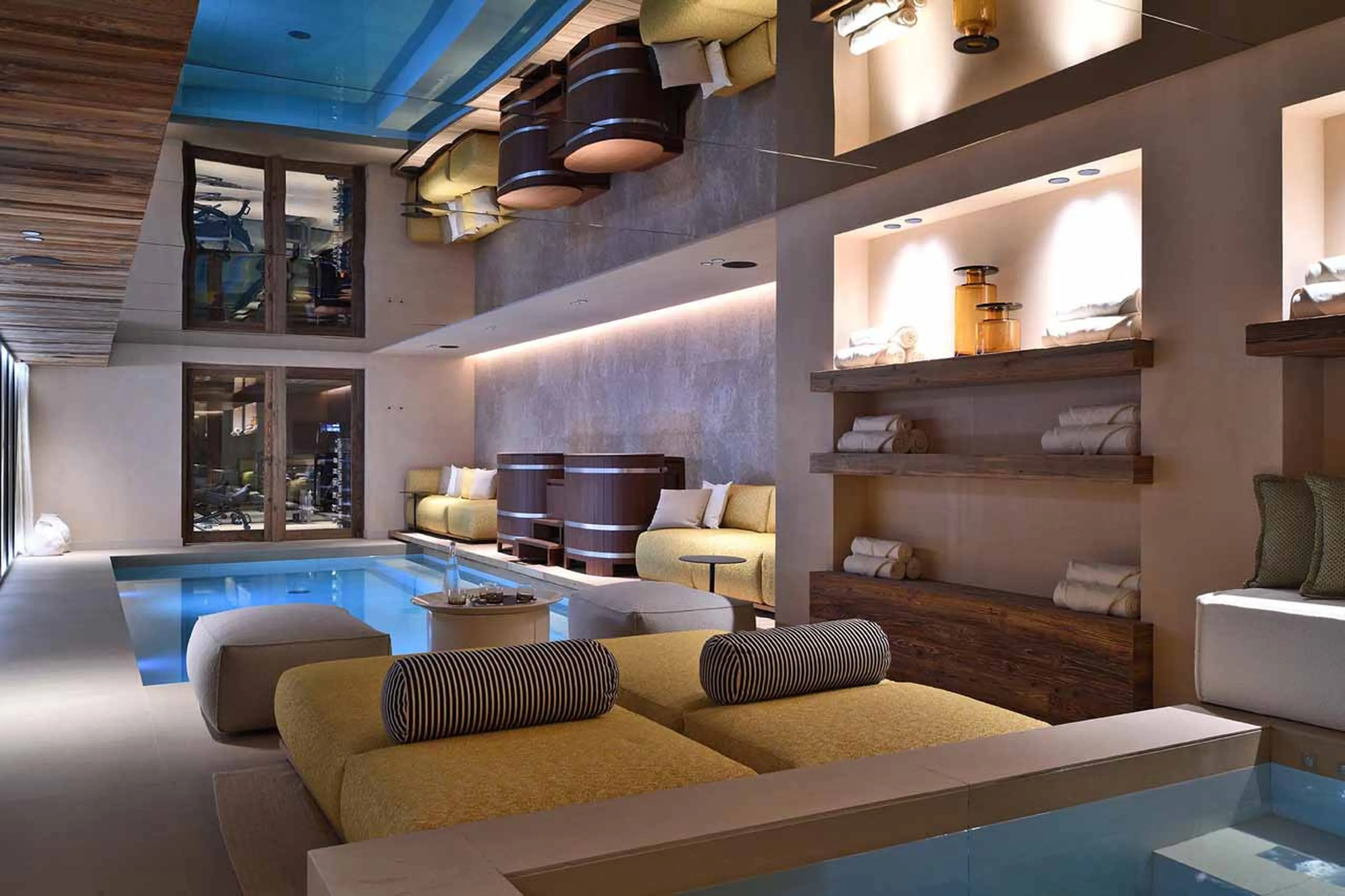 Spa area at Chalet Yin & Yang in Courchevel 1850