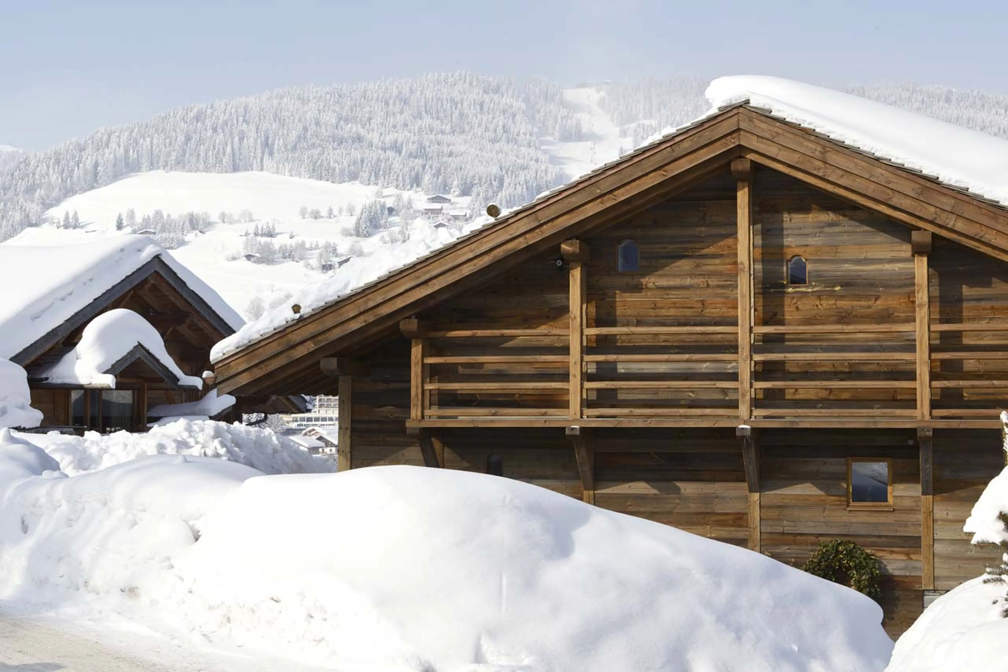 Exterior view of Le Chalet Zannier in Megeve