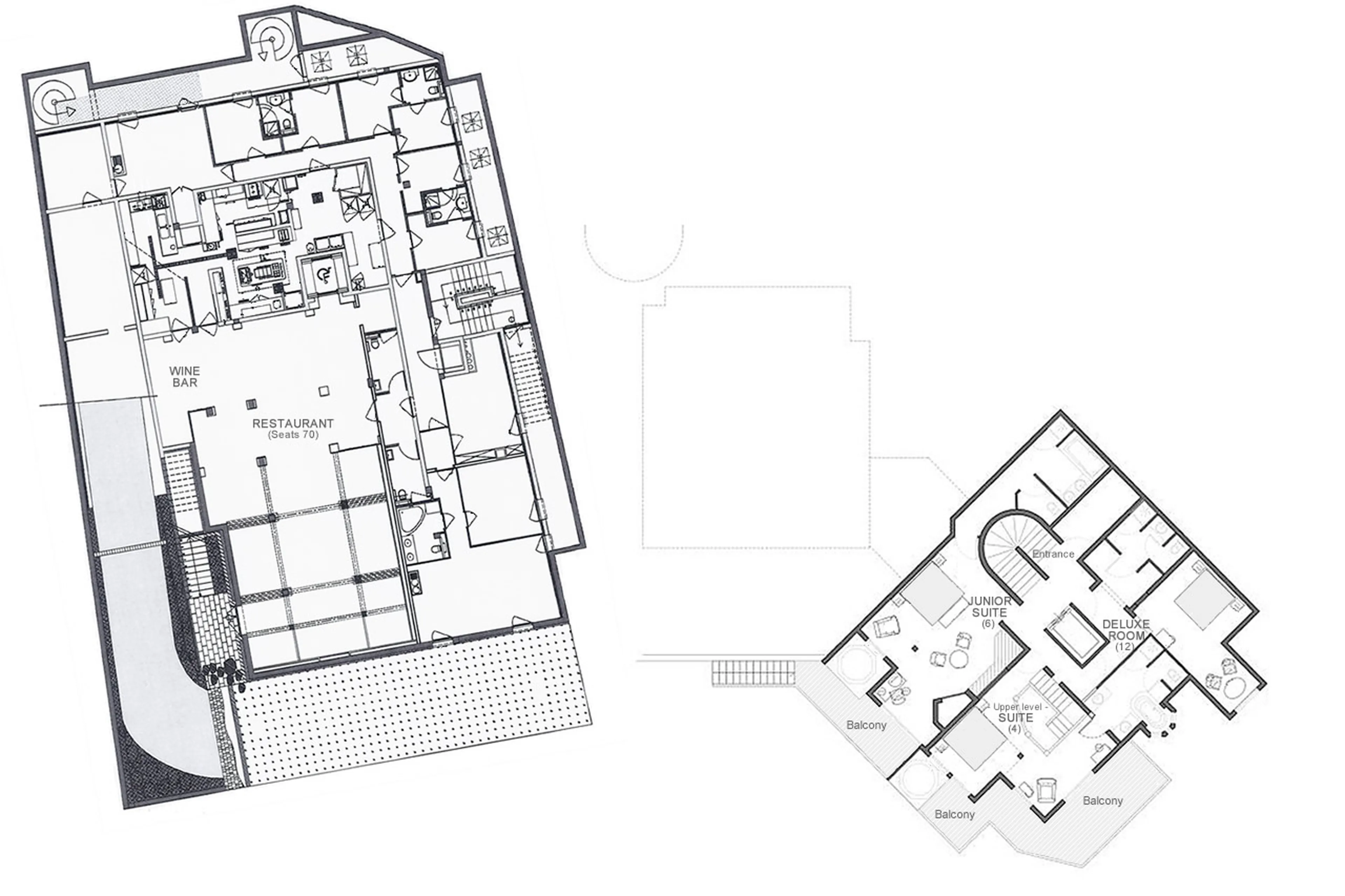 Level -2 floor plan of Le Chalet Zannier in Megeve