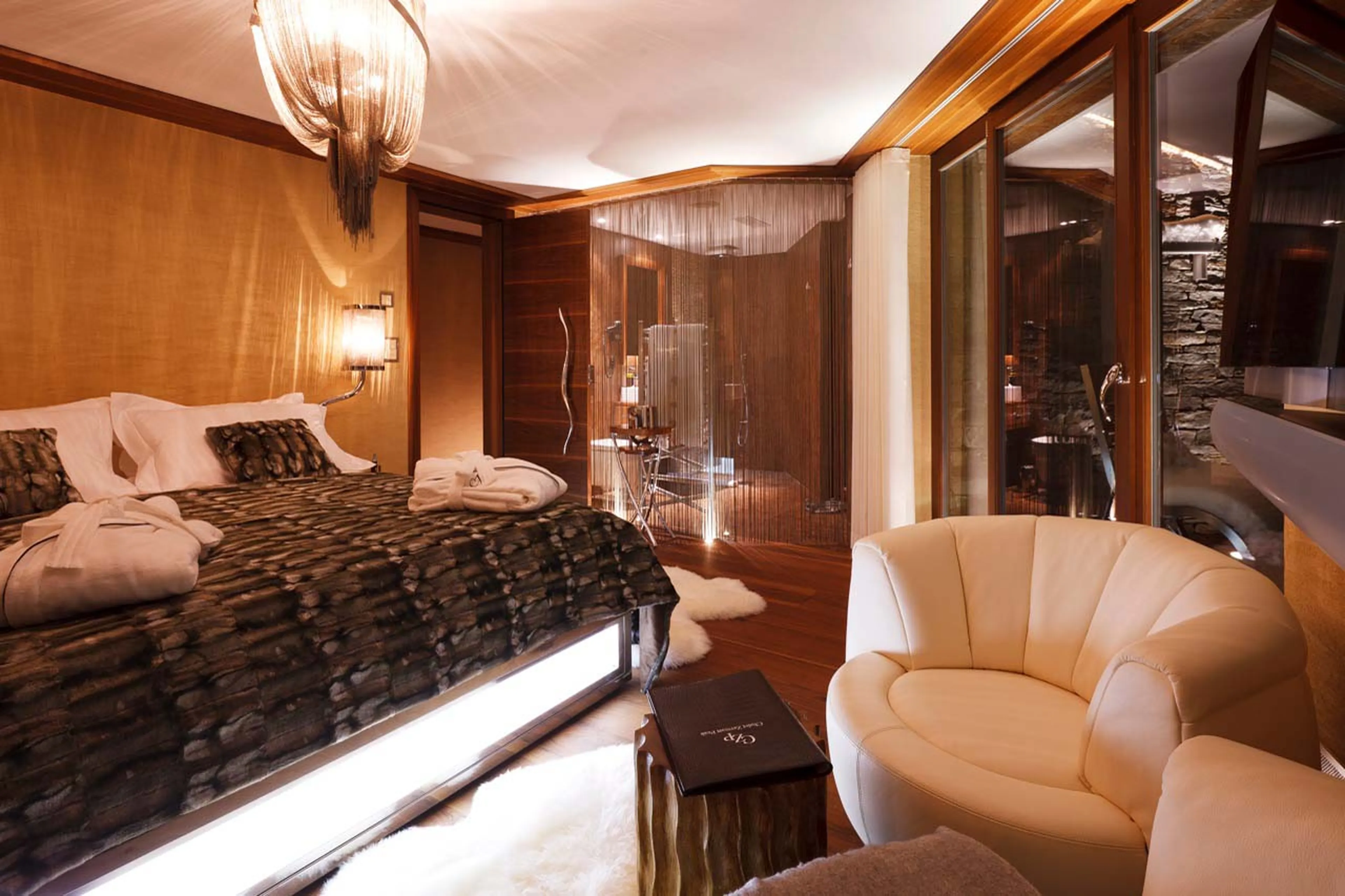 TV in studio at Chalet Zermatt Peak in Zermatt