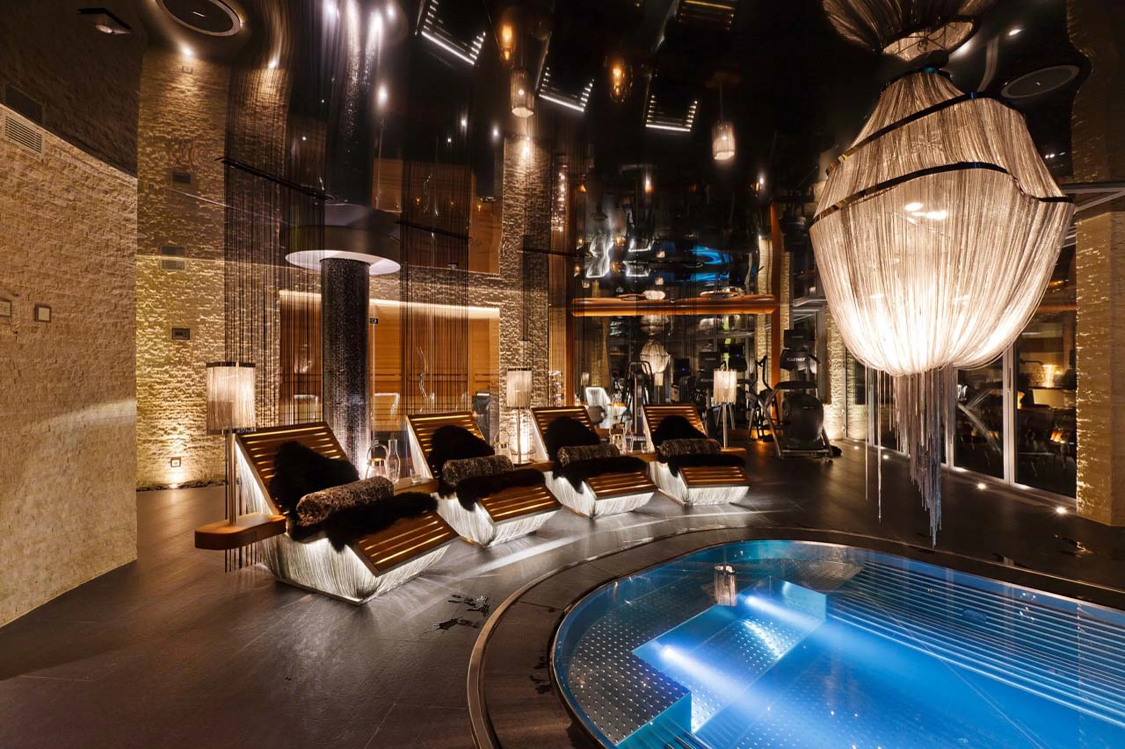 Relaxation area in Chalet Zermatt Peak in Zermatt