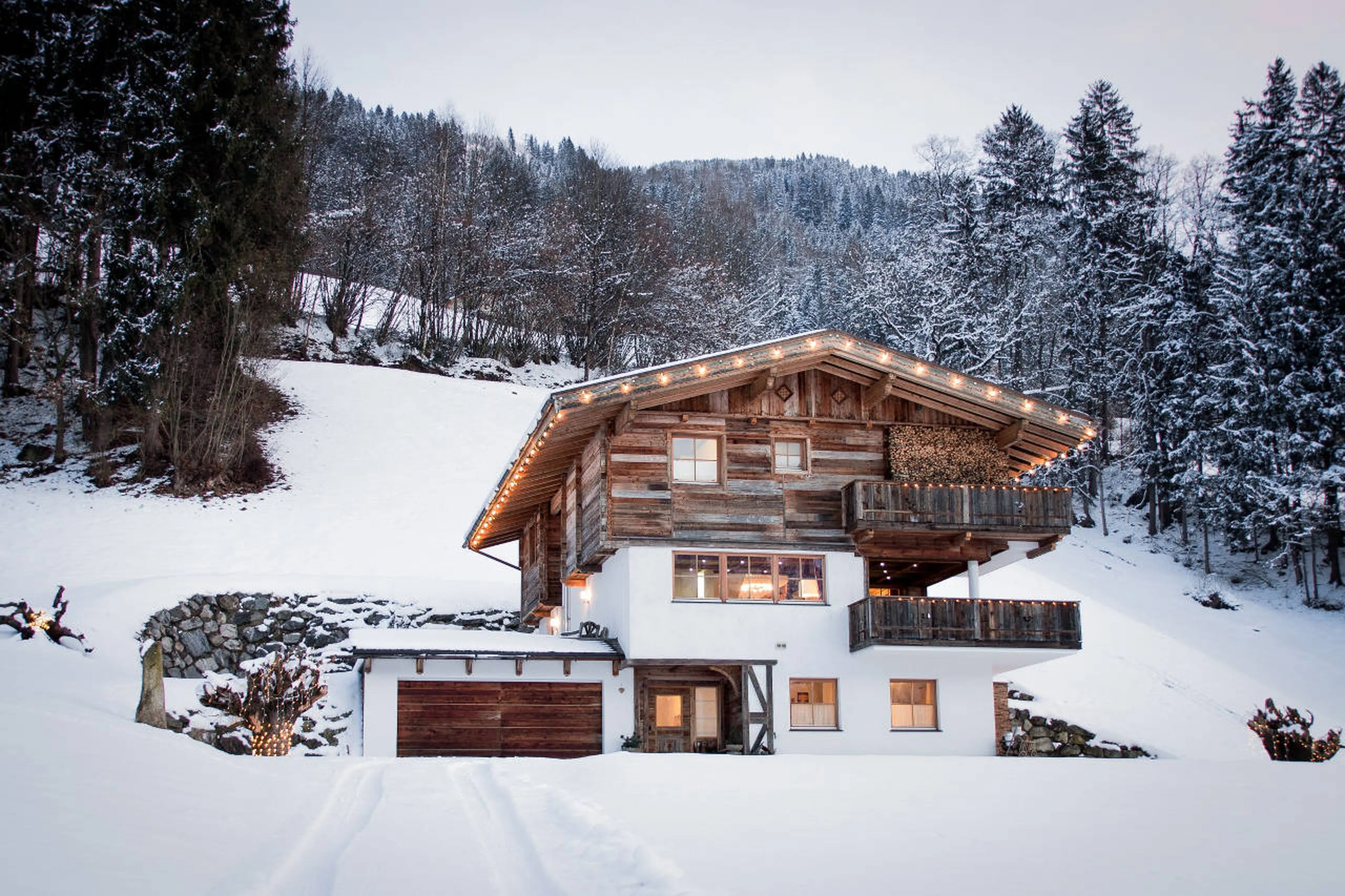 Exterior of Chalet Ziller in Zillertal with south facing terrace