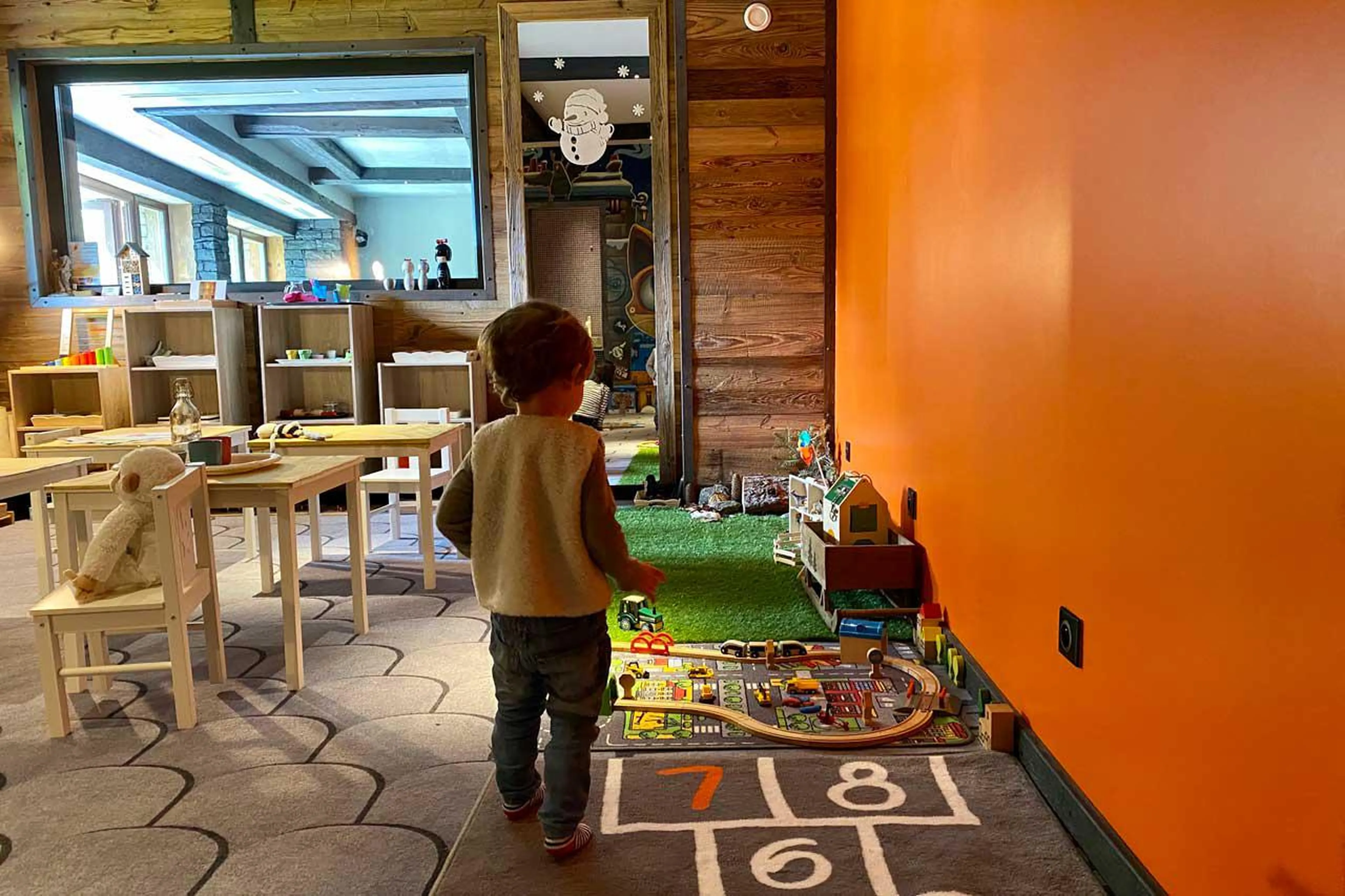 Communal play area at Chalet Tango in Tignes