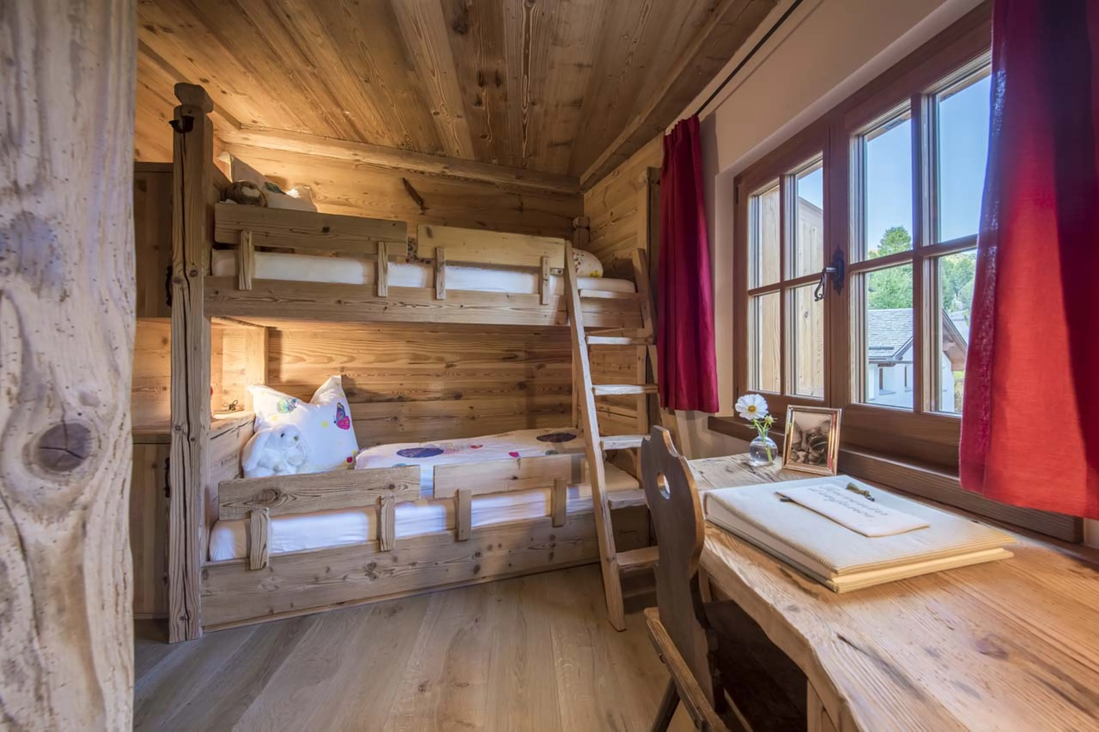 Bedroom six at Chesa El Toula in St Moritz