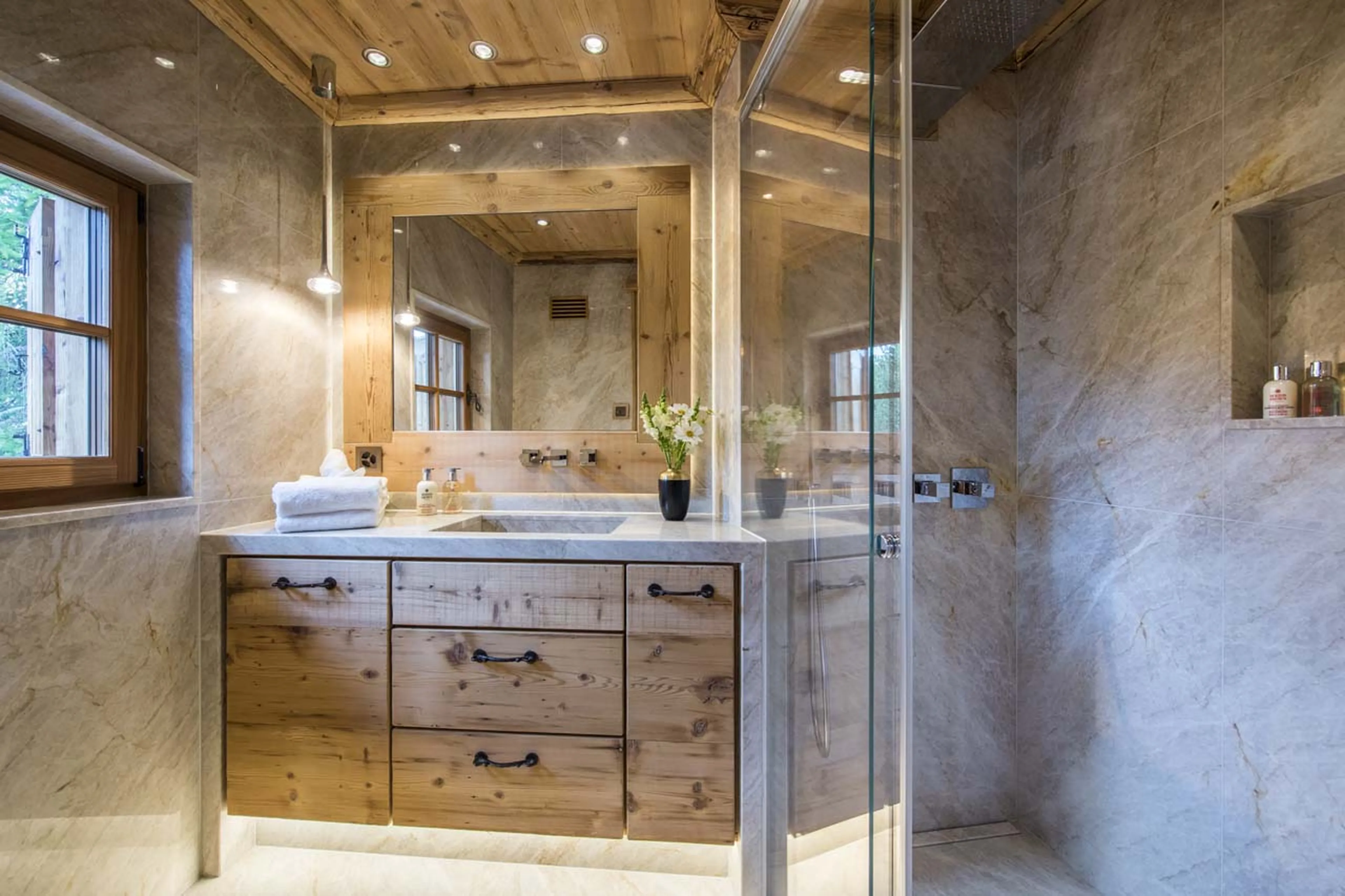 Bathroom six at Chesa El Toula in St Moritz