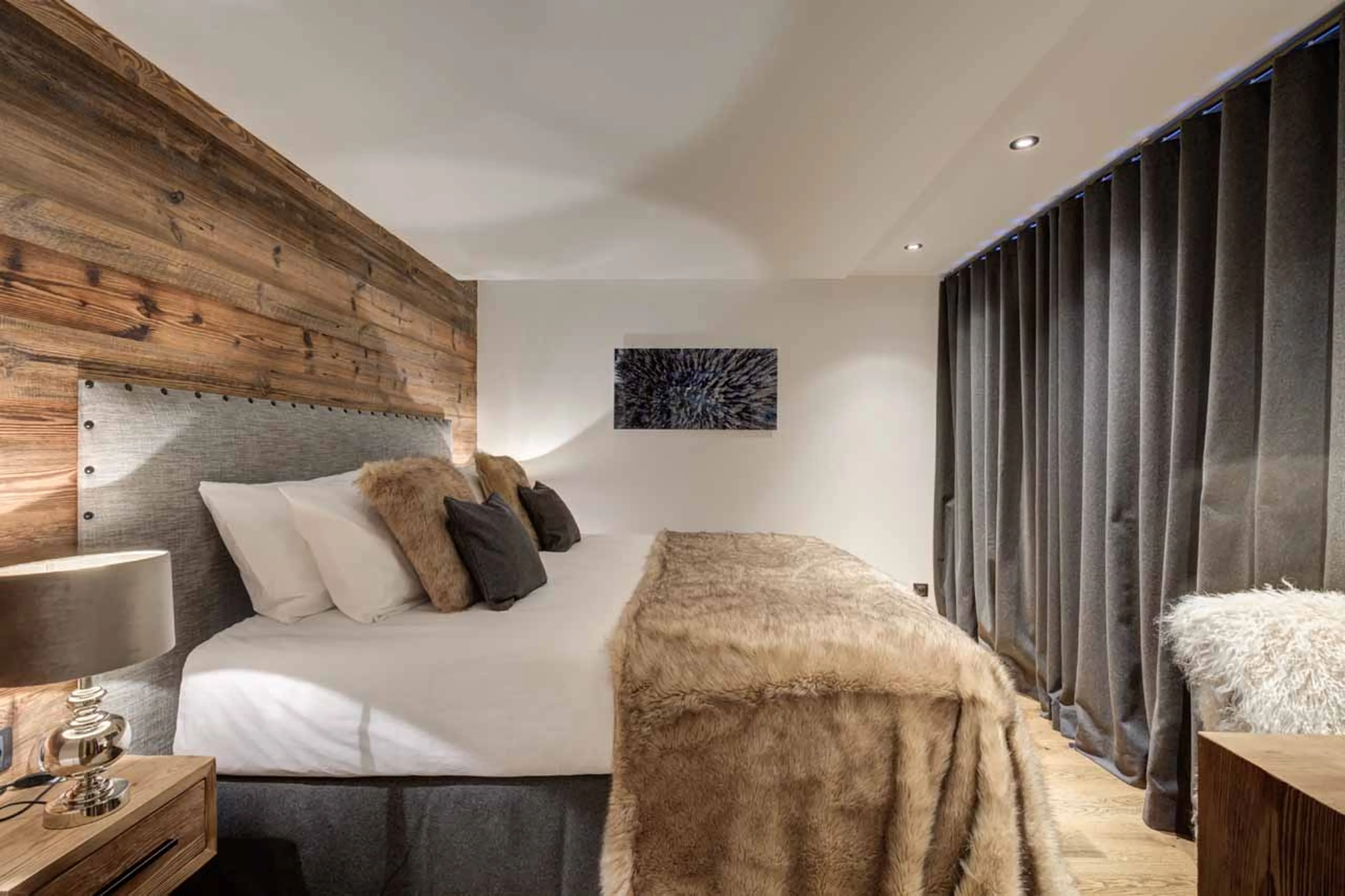 Bedroom three at Chez Bugi in St Martin de Belleville