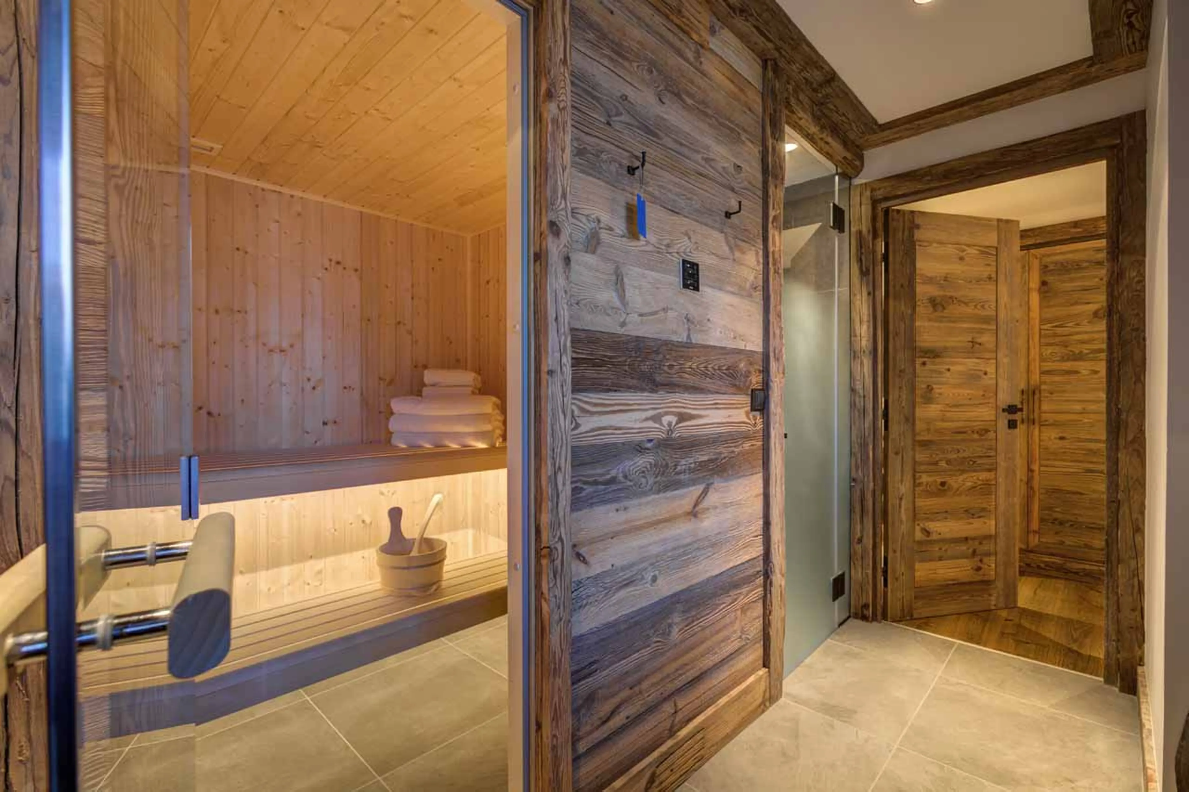 Sauna at Chez Bugi in St Martin de Belleville