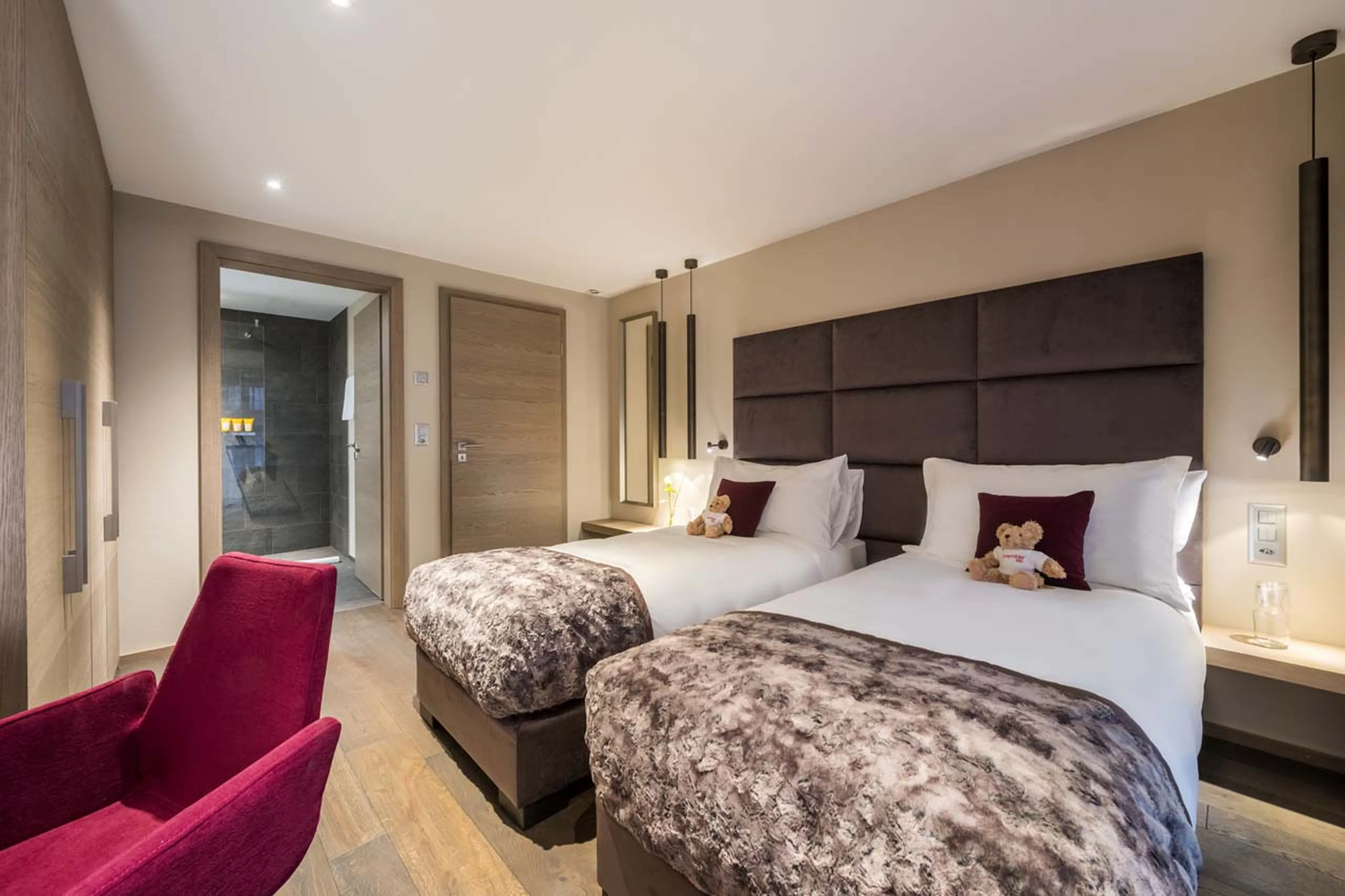 Apartment 7 bedroom 2 at Christiania Residence in Zermatt