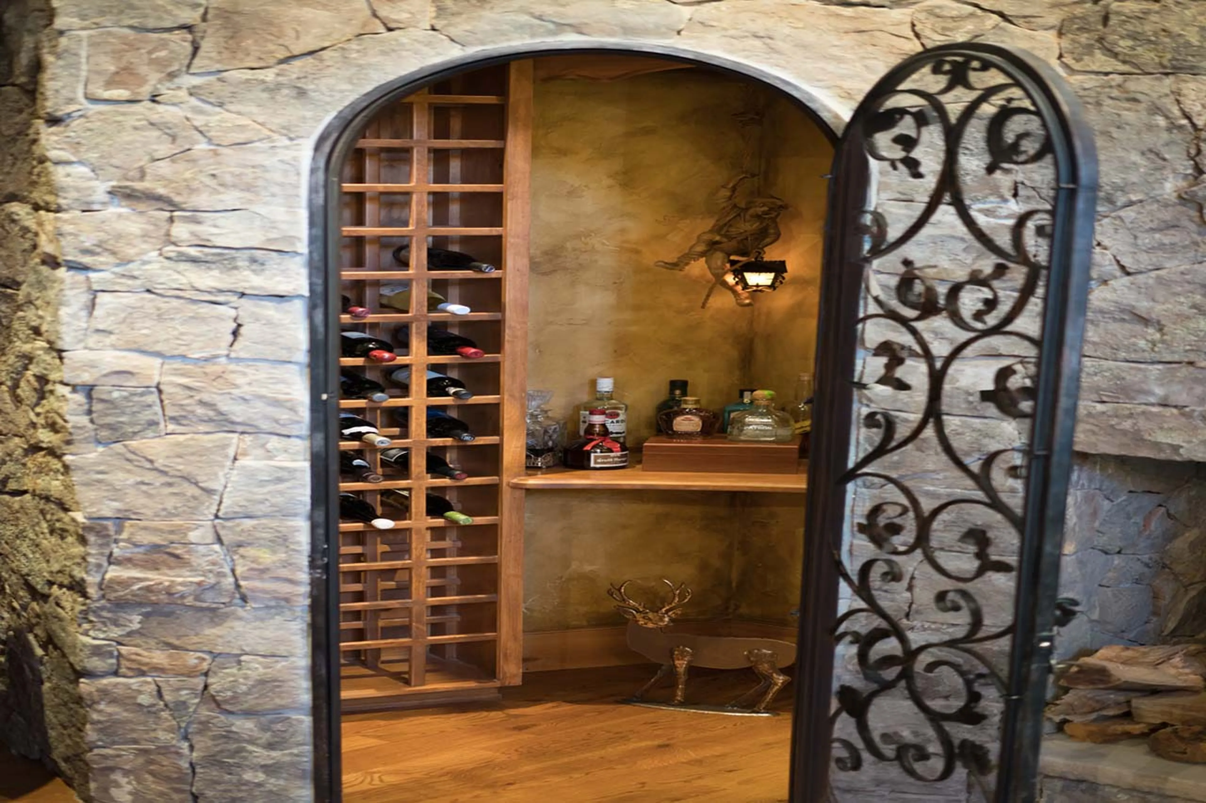 Wine cave at Colorado Lodge in Beaver Creek