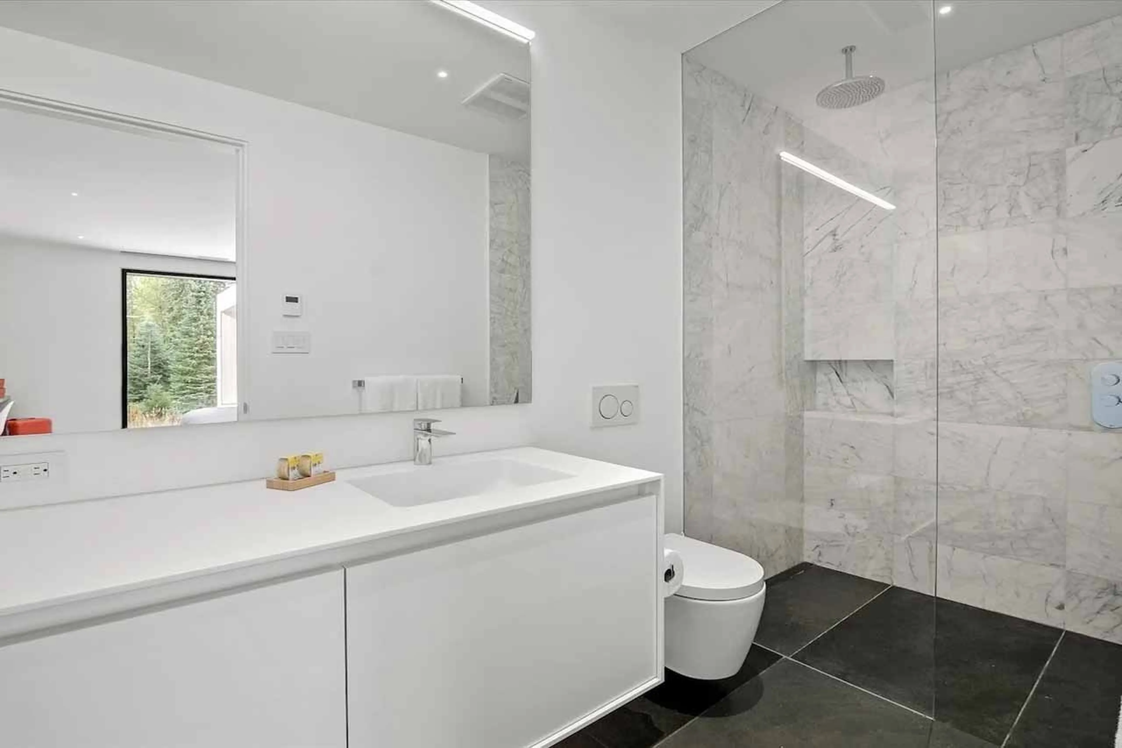 Bedroom 2 en-suite at Cypress Estate in Whistler