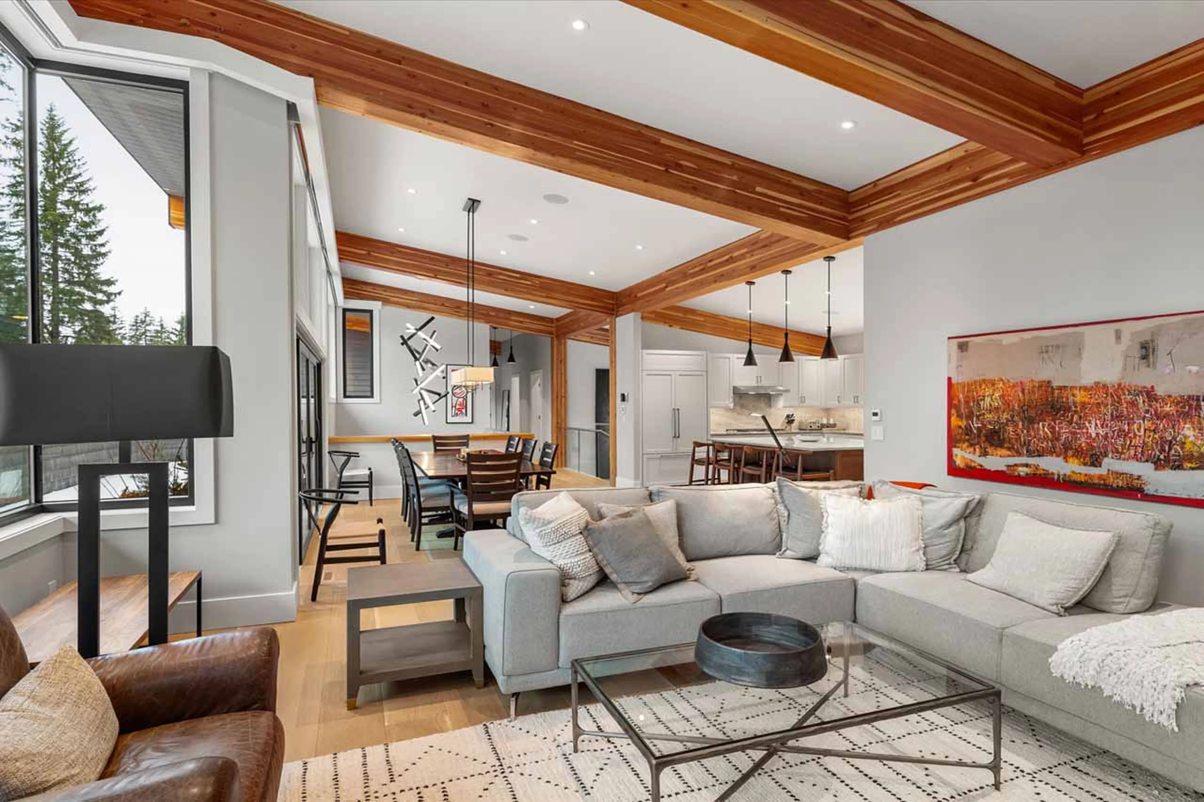Dining area at Cypress Stoneglade in Whistler