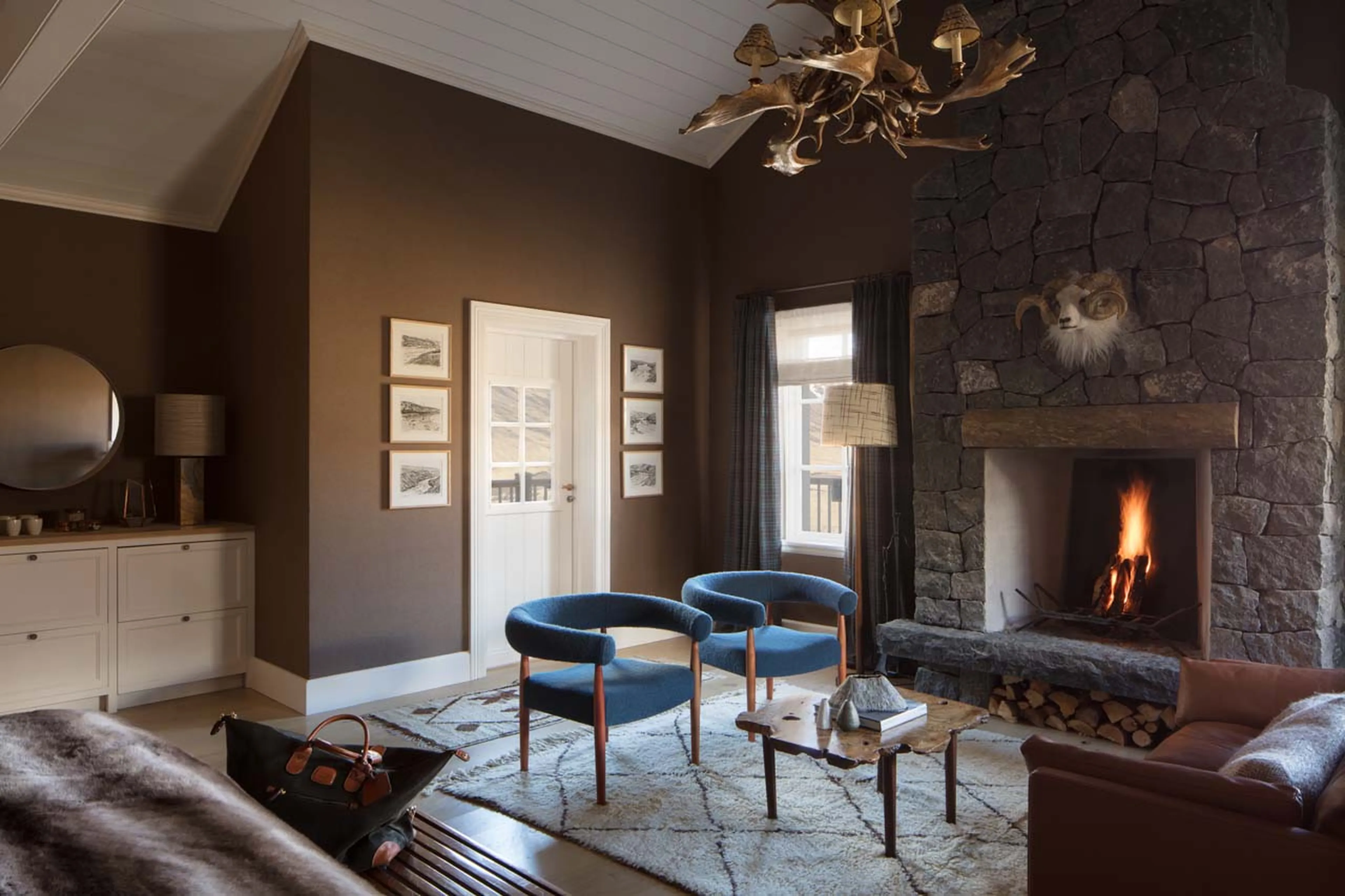 Bedroom Grettir at Deplar Farm in Iceland