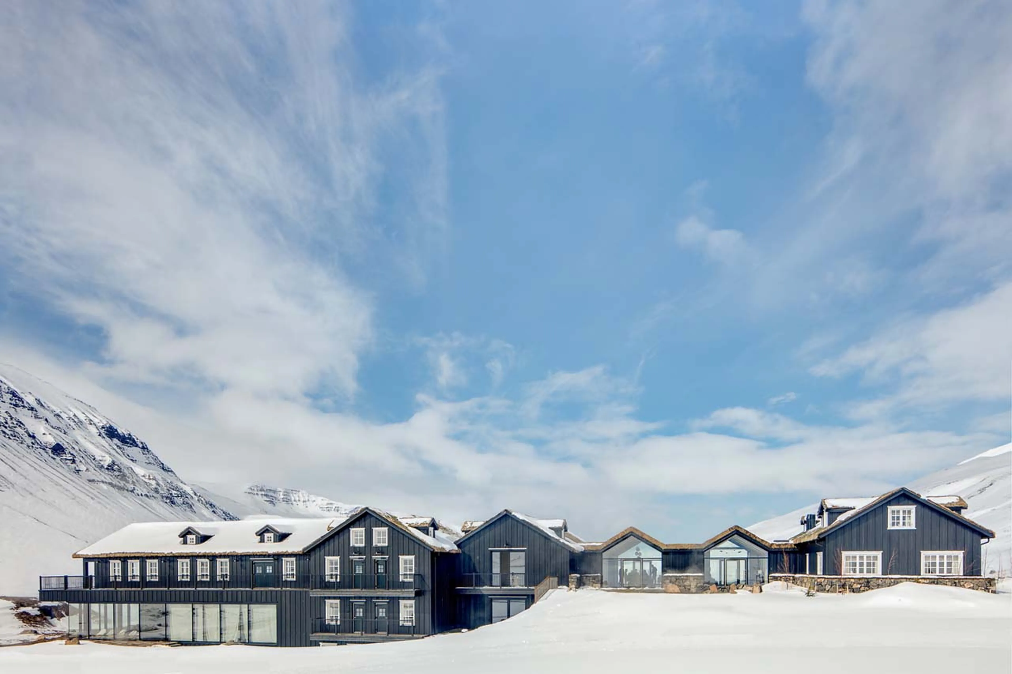 Exterior of Deplar Farm in Iceland