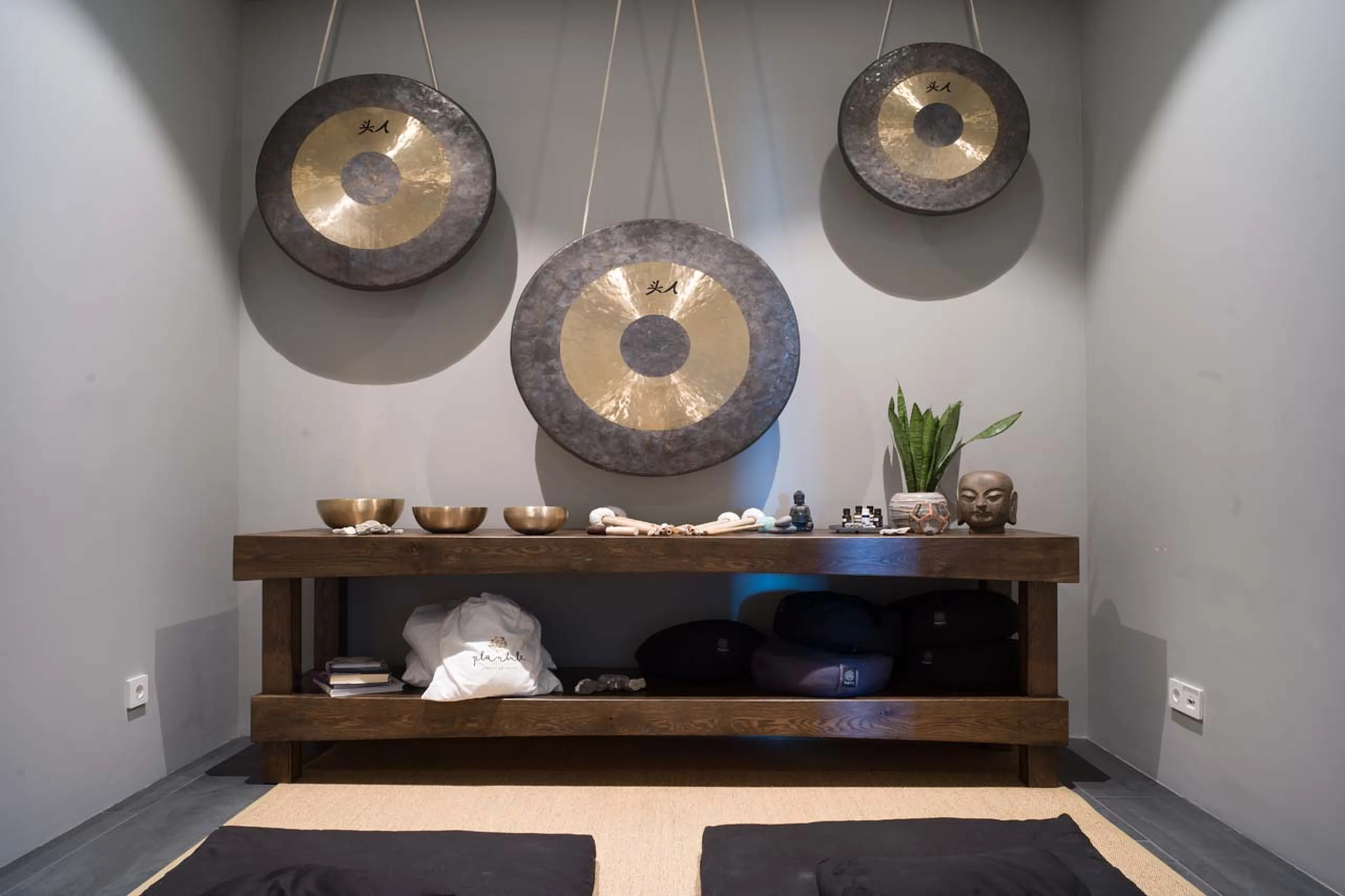 Gongs at Deplar Farm in Iceland