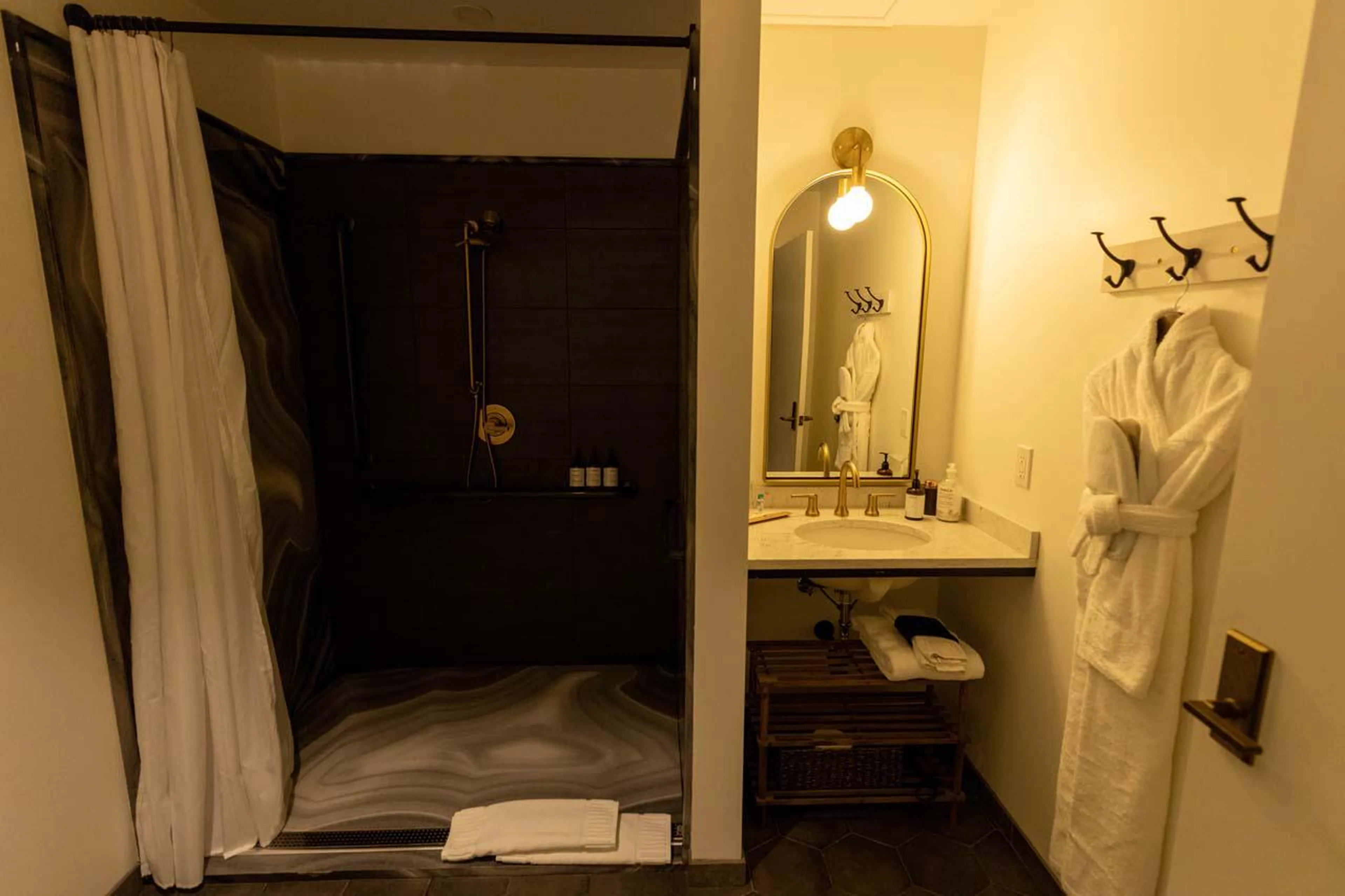 Shower at Eleven Revelstoke Lodge