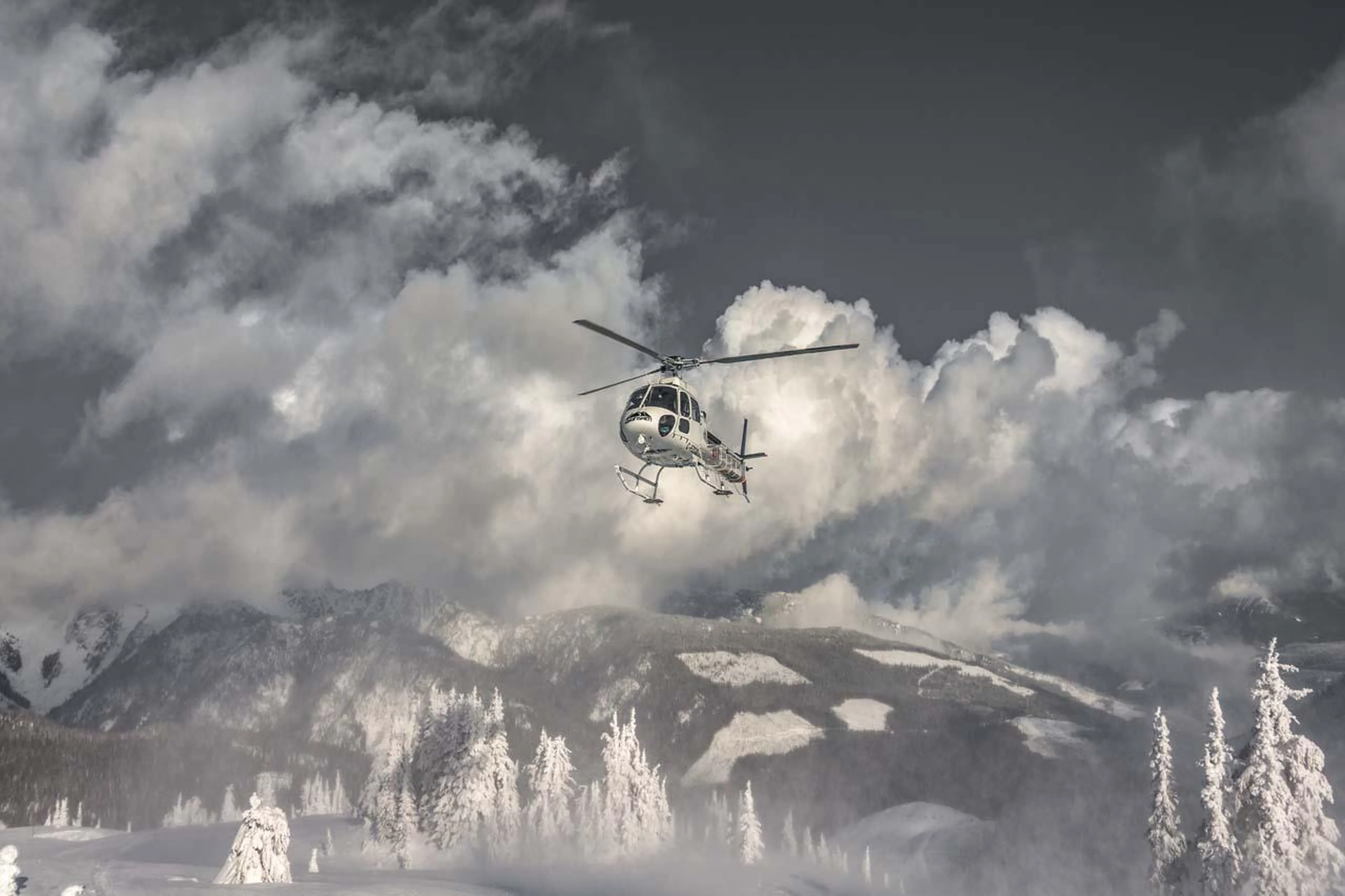 Heli ski at Eleven Revelstoke Lodge