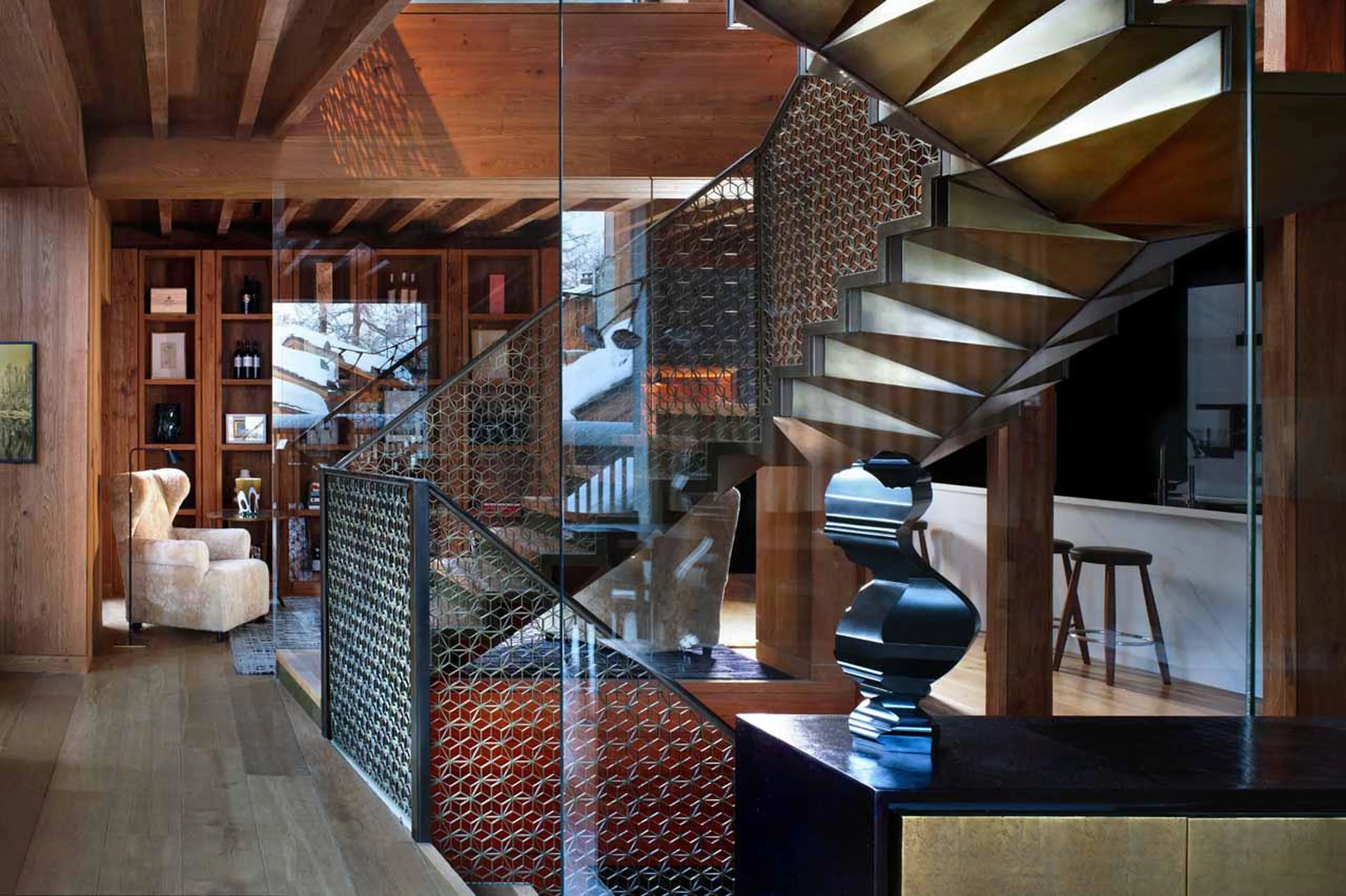 Bar area at Etoile du Nord West in Val d'Isere