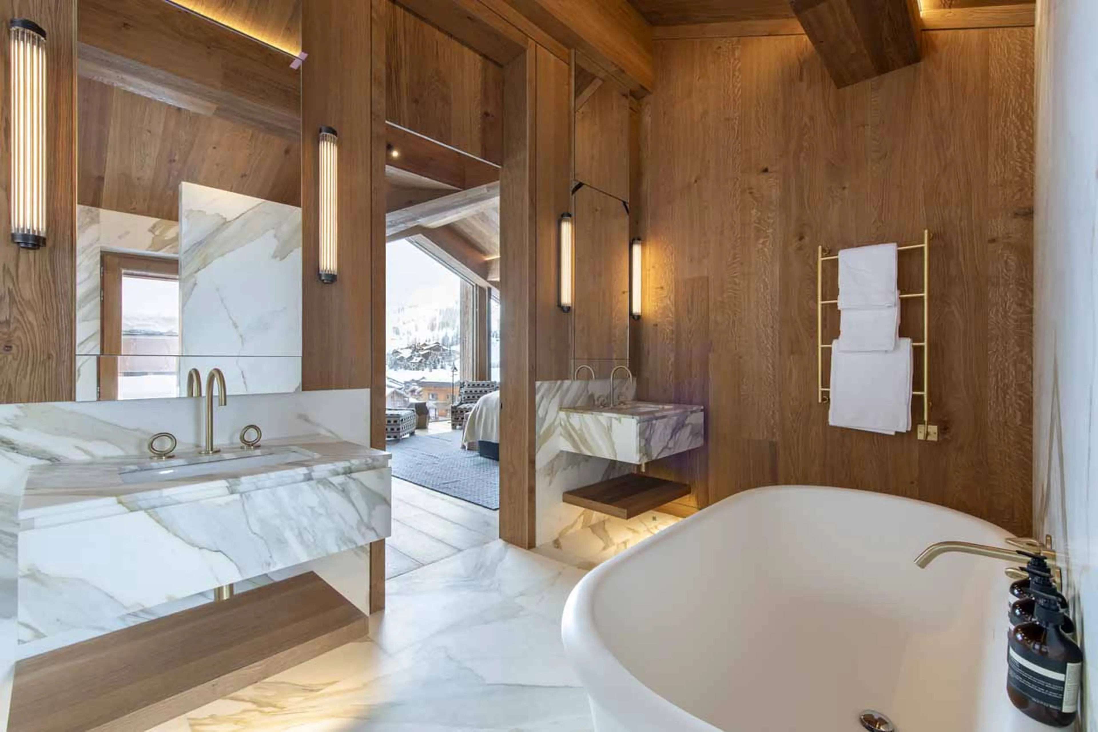 Bathroom one at Chalet Etoile du Nord - West Wing in Val d'Isere