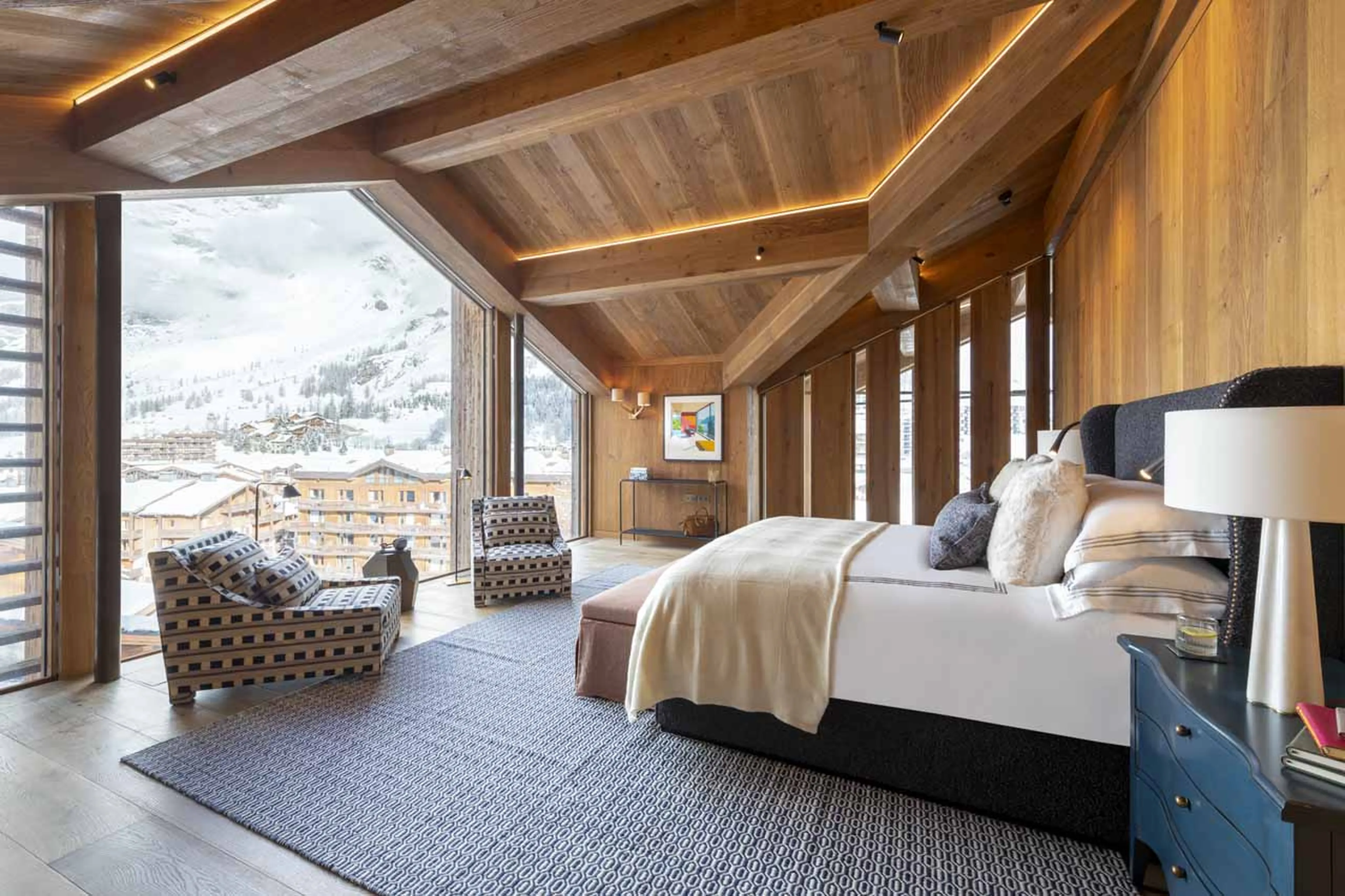 Outstanding views from Chalet Etoile du Nord - West Wing in Val d'Isere