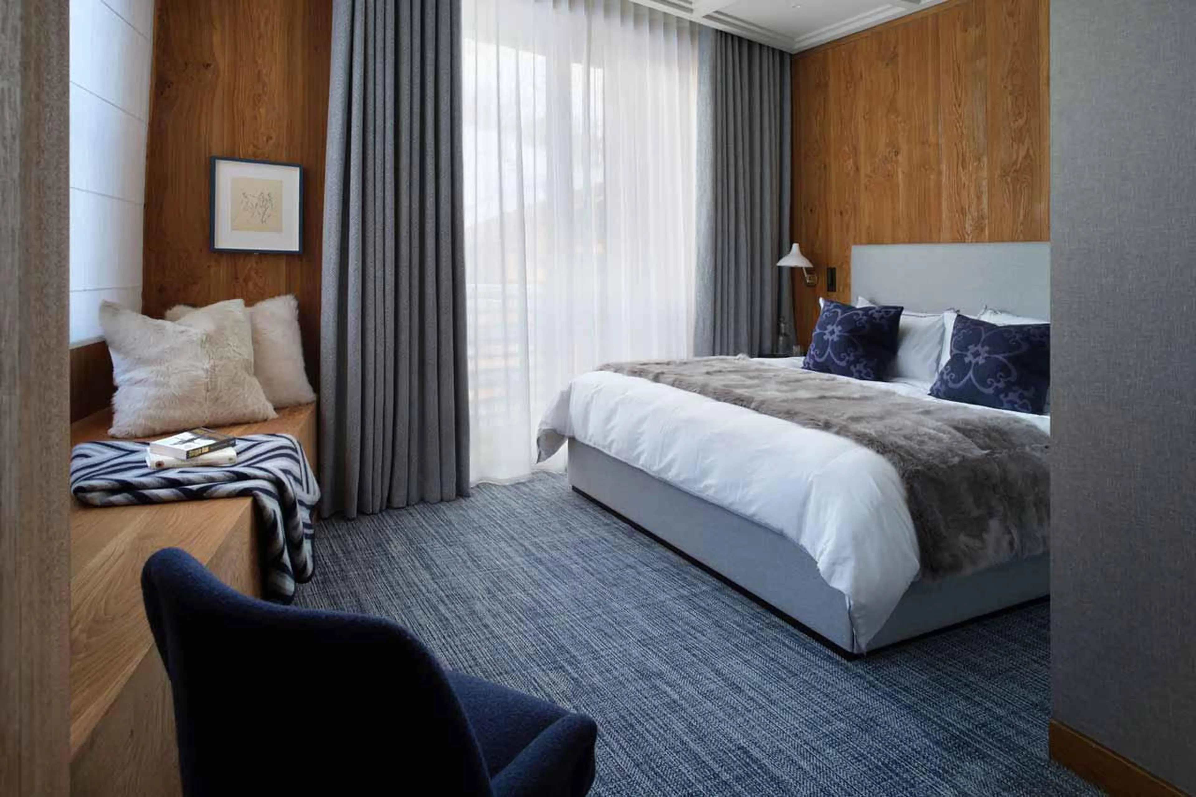 Bedroom three at Etoile du Nord West in Val d'Isere