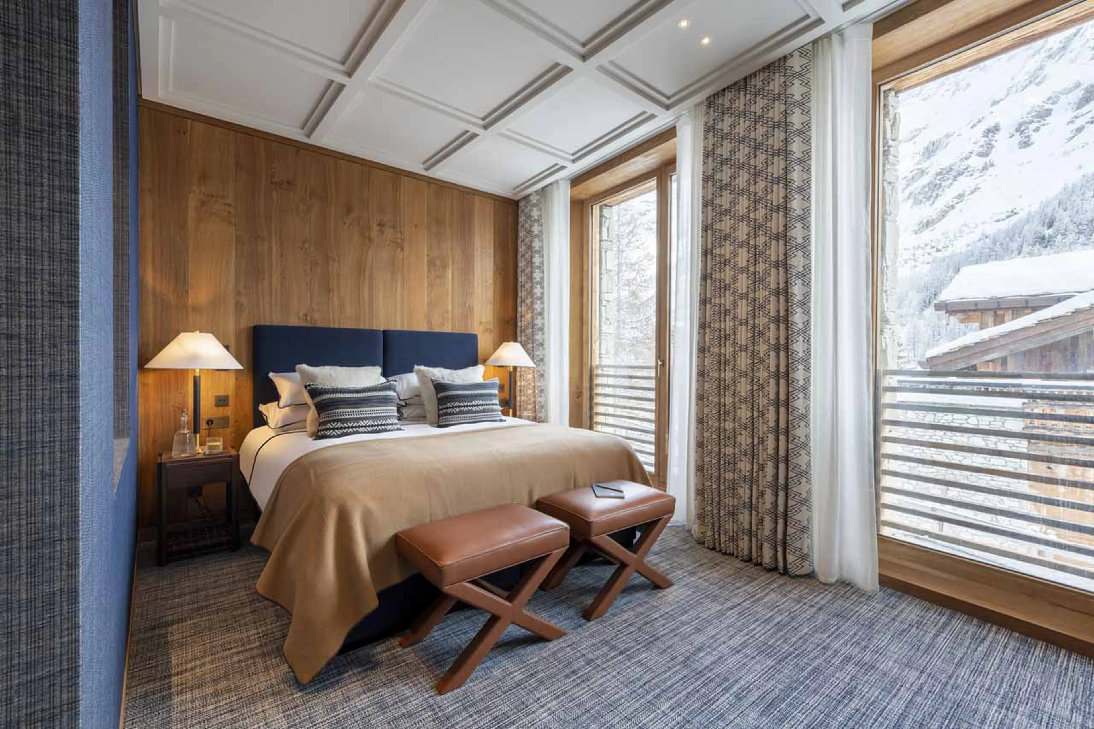 Bedroom four at Chalet Etoile du Nord - West Wing in Val d'Isere