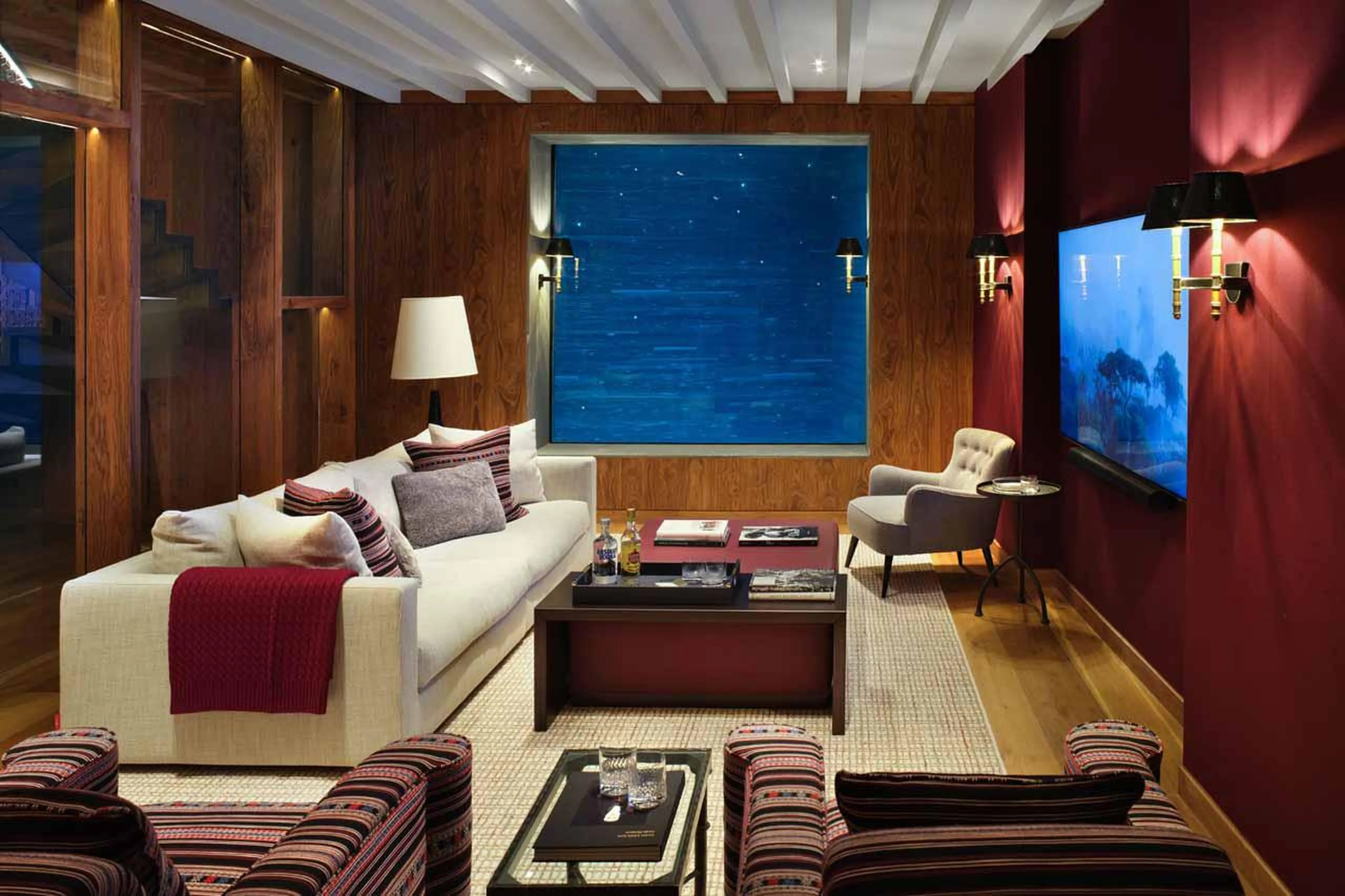 Cinema room at Etoile du Nord West in Val d'Isere