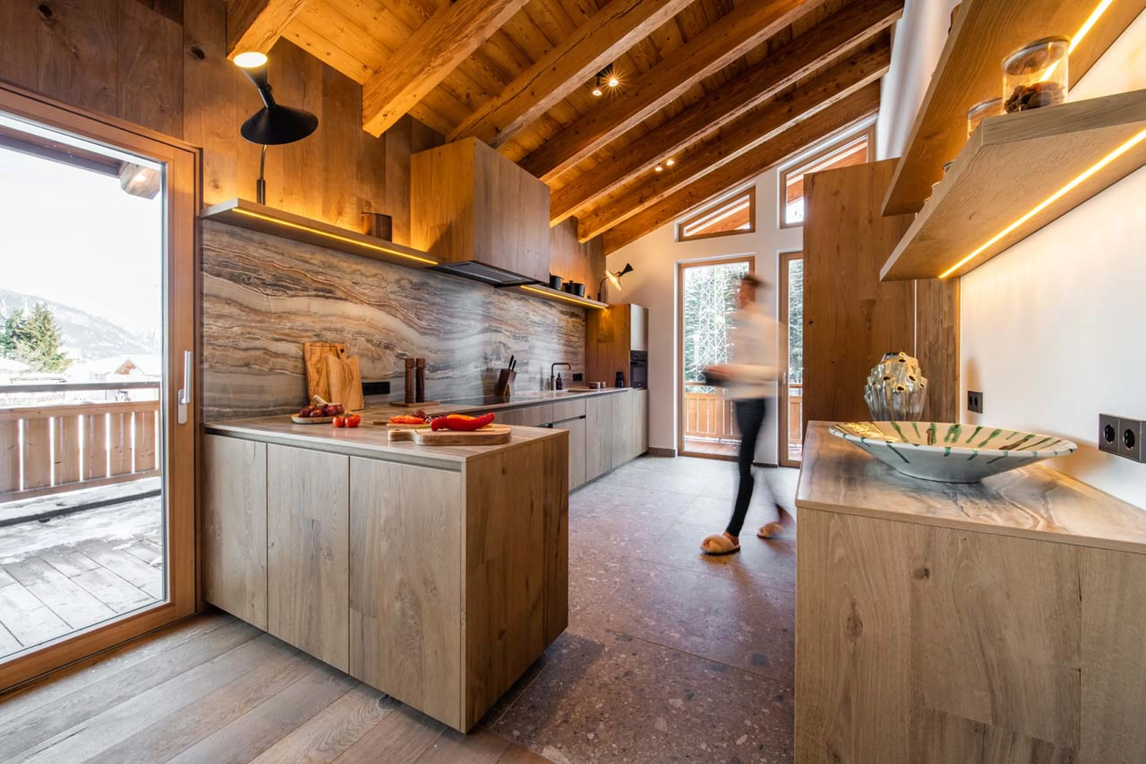Kitchen at Fabiola Penthouse in St Anton