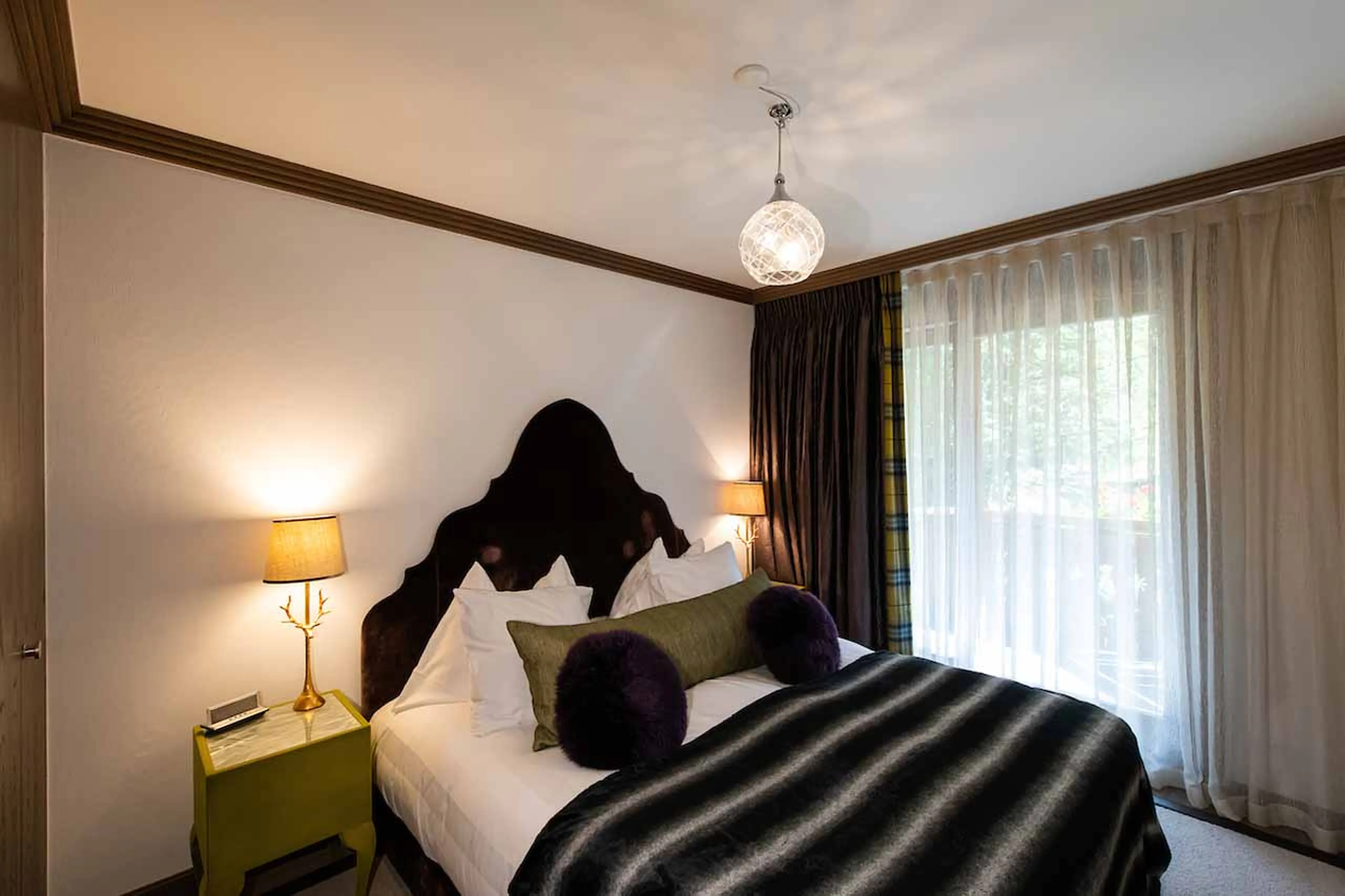 Bedroom three at Royalp Family Duplex Residence in Villars-sur-Ollon