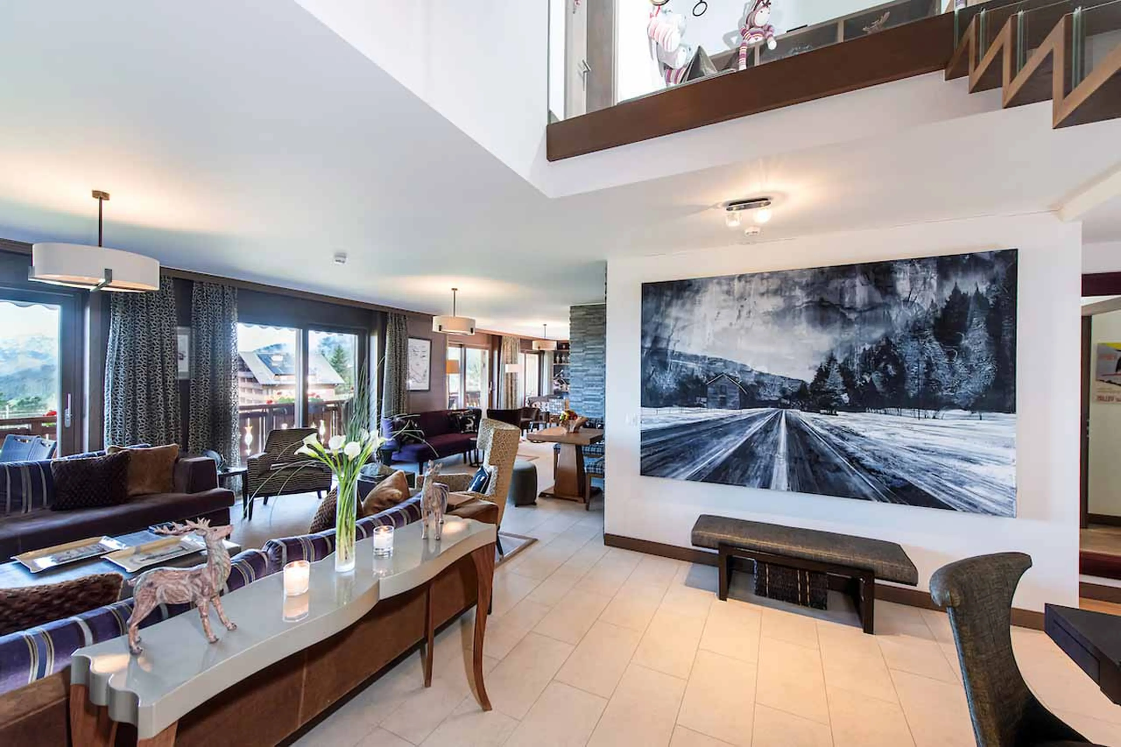 Living room at Royalp Family Duplex Residence in Villars-sur-Ollon